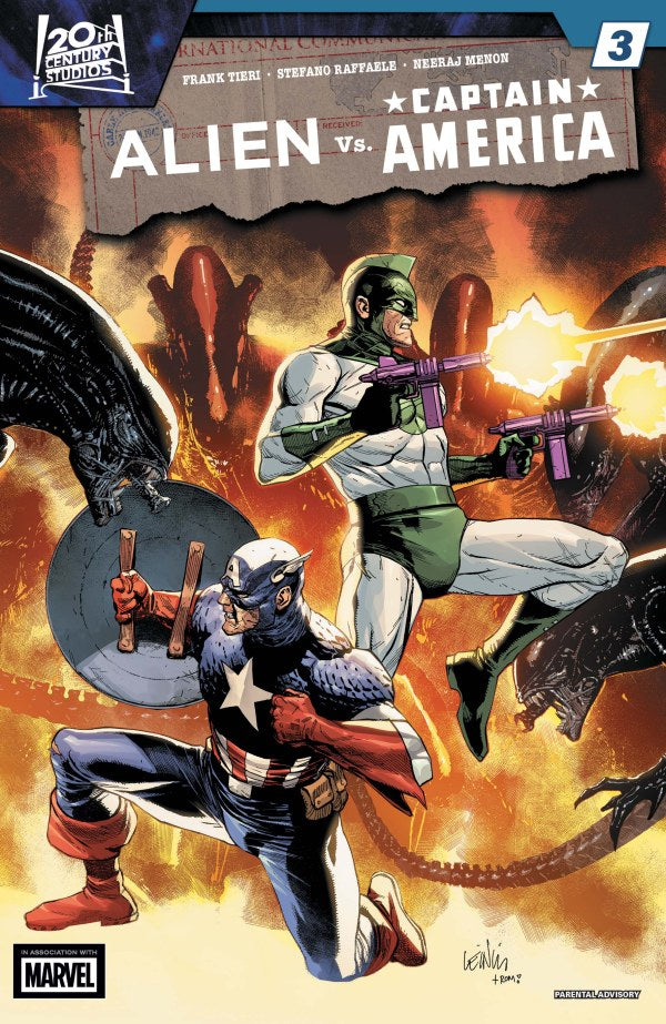 MARVEL COMICS ALIEN VS. CAPTAIN AMERICA #3