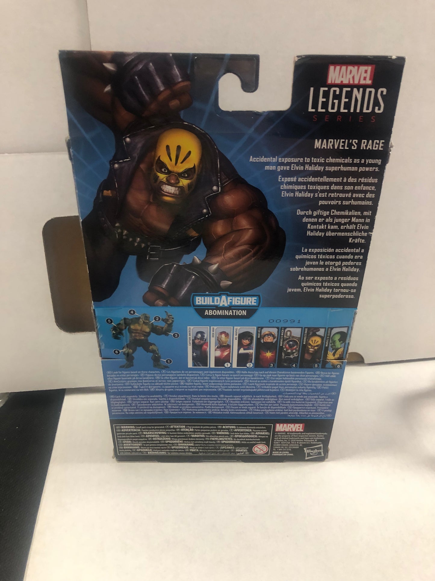 MARVEL LEGENDS SERIES: MARVEL’S RAGE - NIB!