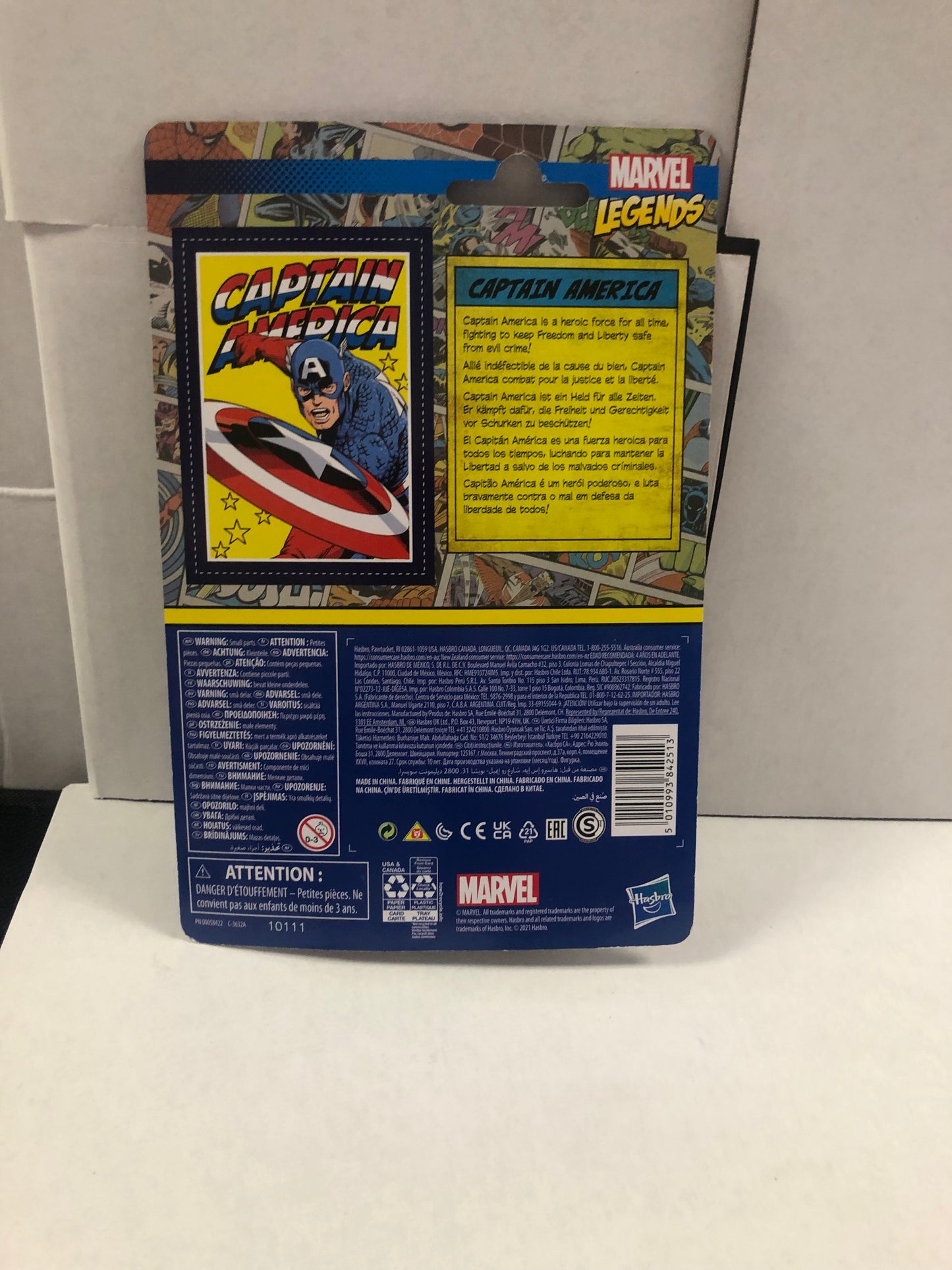 MARVEL LEGENDS KENNER (2021) CAPTAIN AMERICA EXCELLENT CONDITION