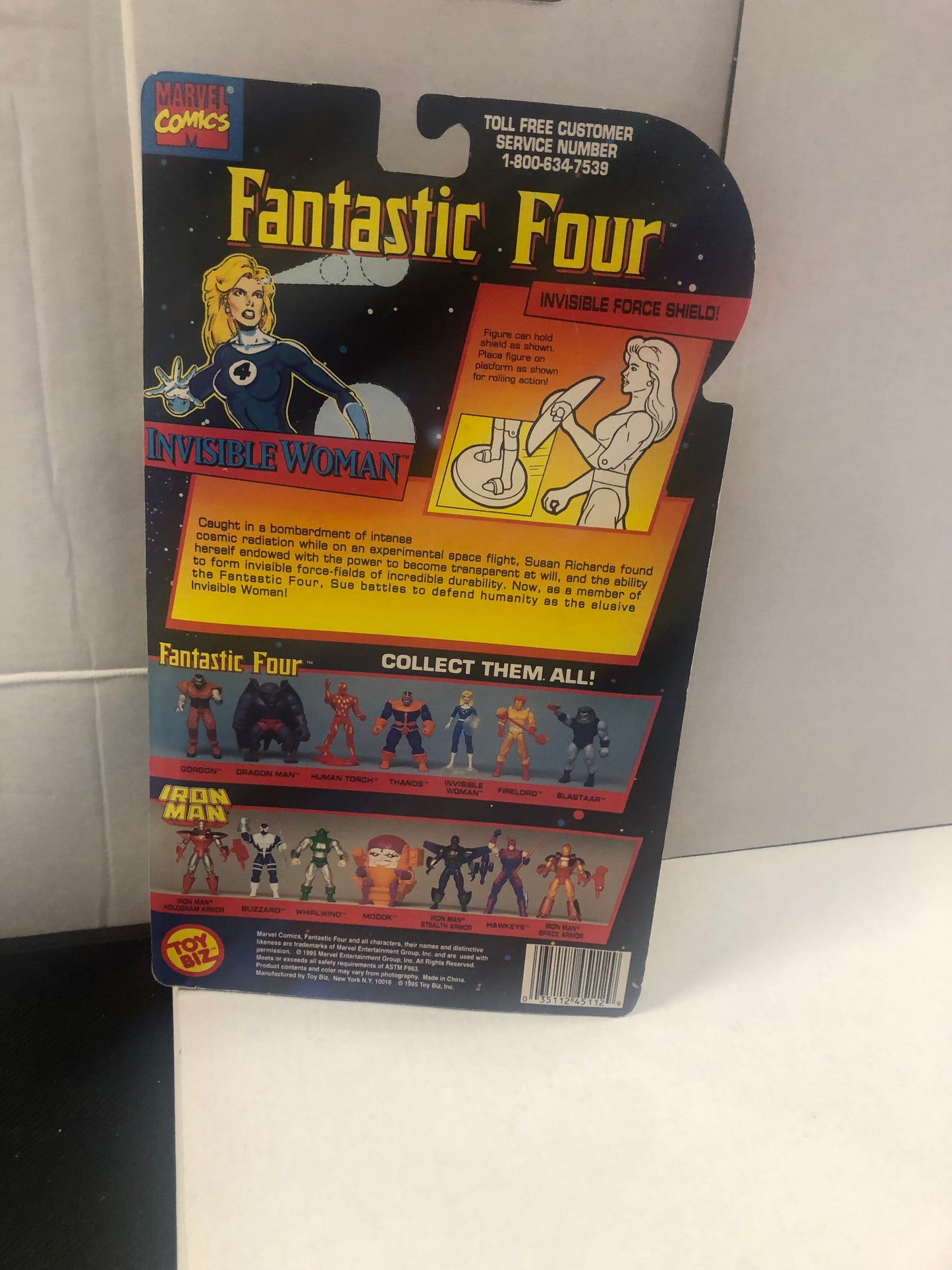 TOYBIZ (1995) FANTASTIC FOUR INVISIBLE WOMAN EXCELLENT CONDITION