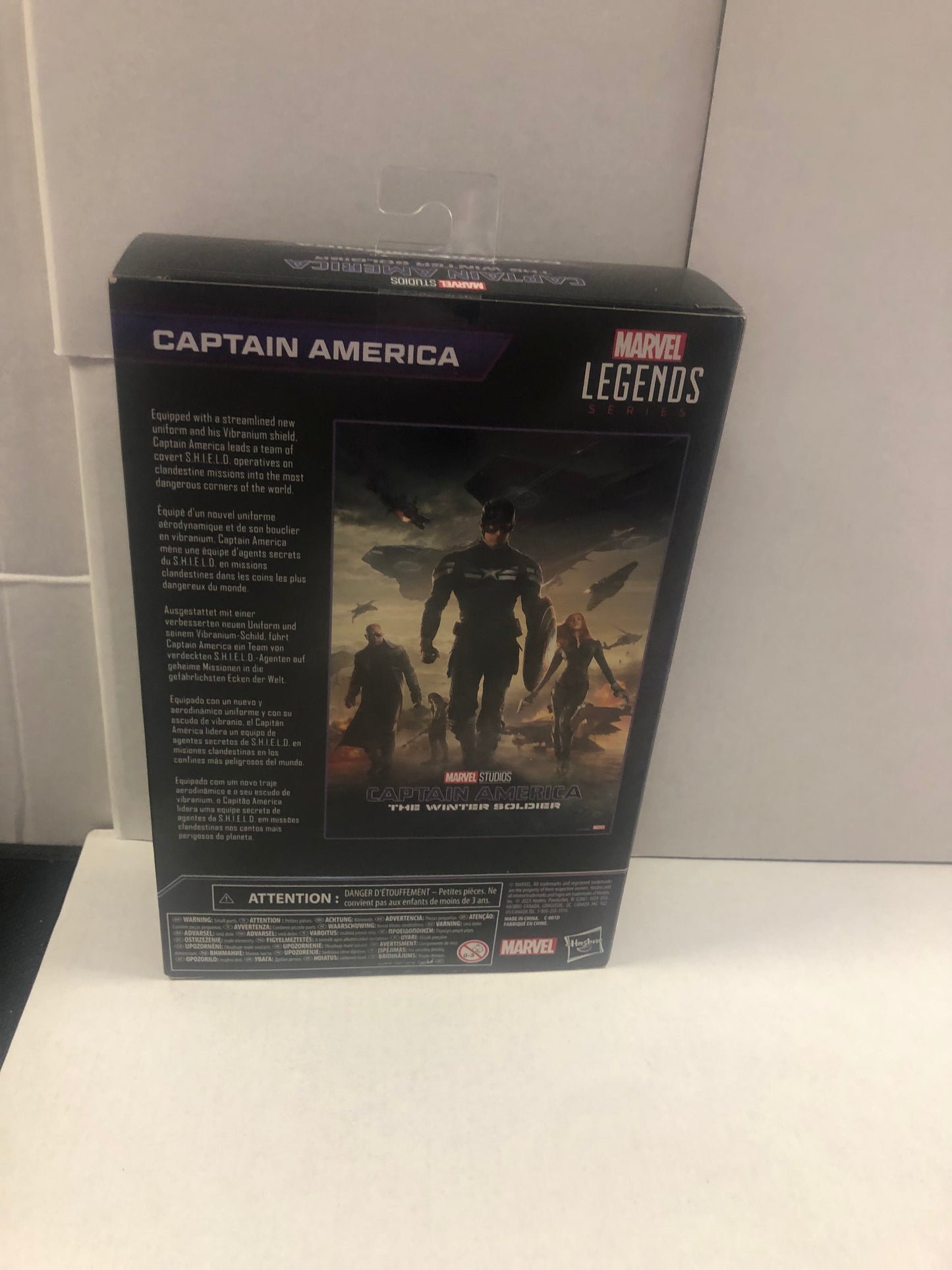 MARVEL LEGENDS SERIES CAPTAIN AMERICA THE WINTER SOLDIER CAPTAIN AMERICA EXCELLENT CONDITION