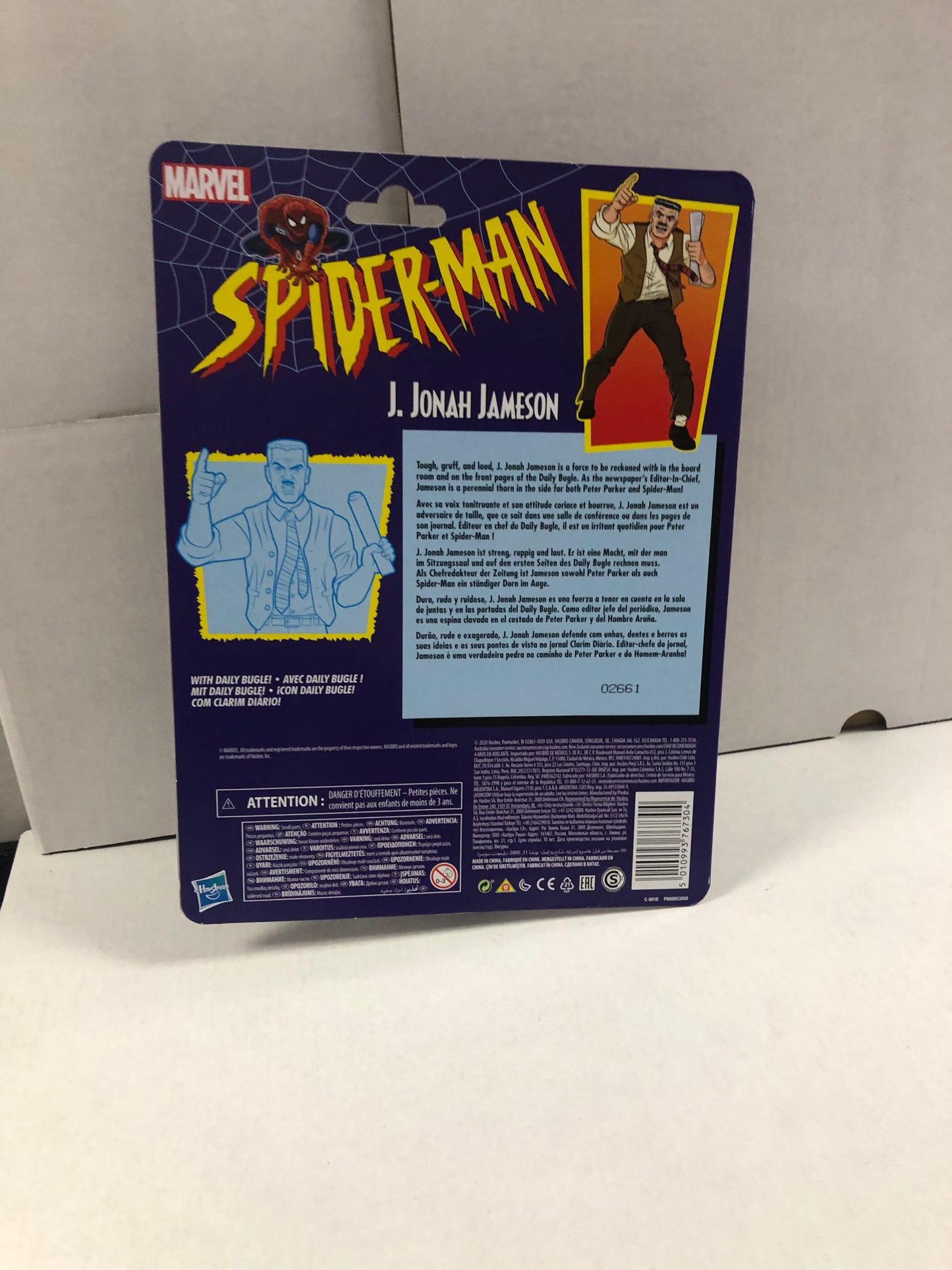 MARVEL LEGENDS SERIES(2020) SPIDER-MAN J JONAH JAMESON EXCELLENT CONDITION