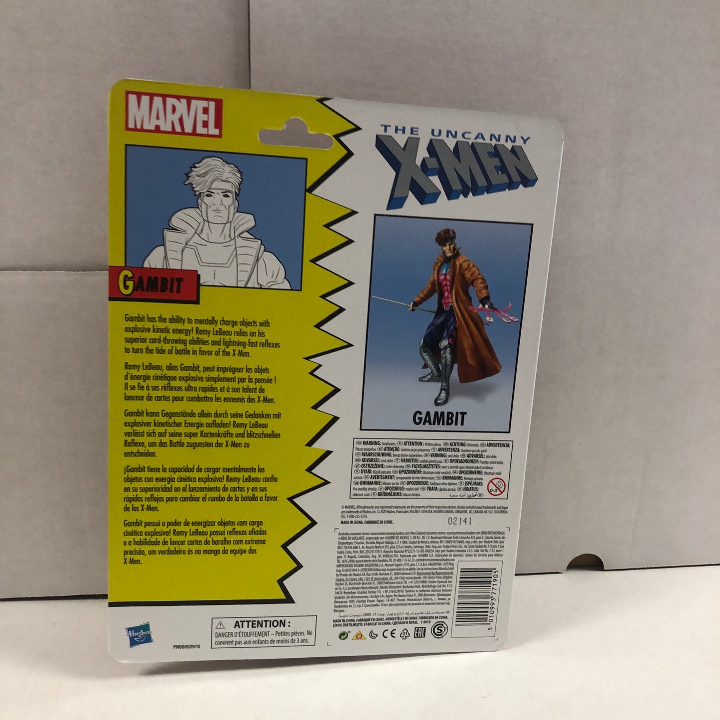 MARVEL LEGENDS SERIES (2020) THE UNCANNY X-MEN GAMBIT EXCELLENT CONDITION