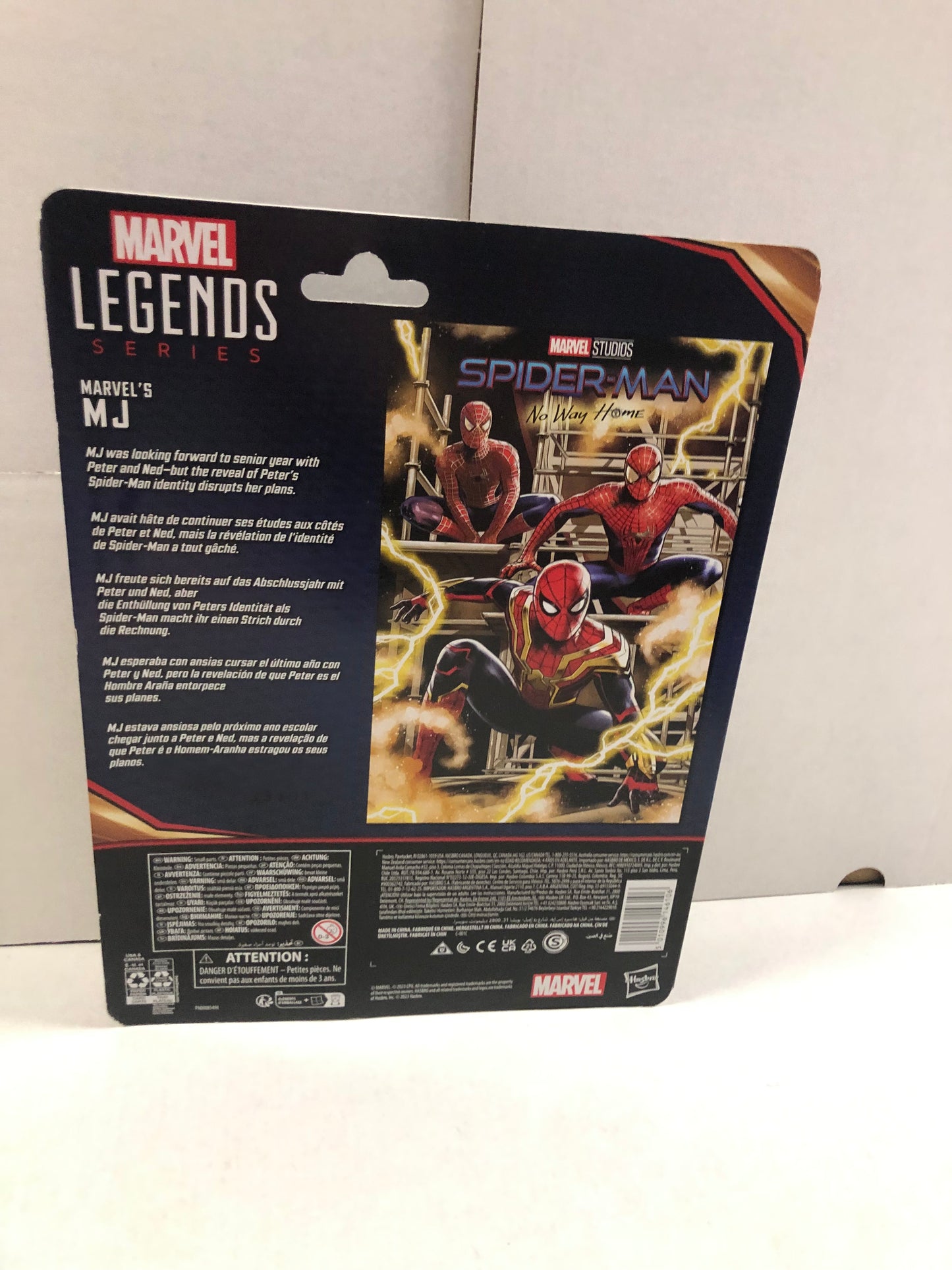 MARVEL LEGENDS SERIES (2023) SPIDER-MAN NO WAY HOME MARVELS MJ EXCELLENT CONDITION
