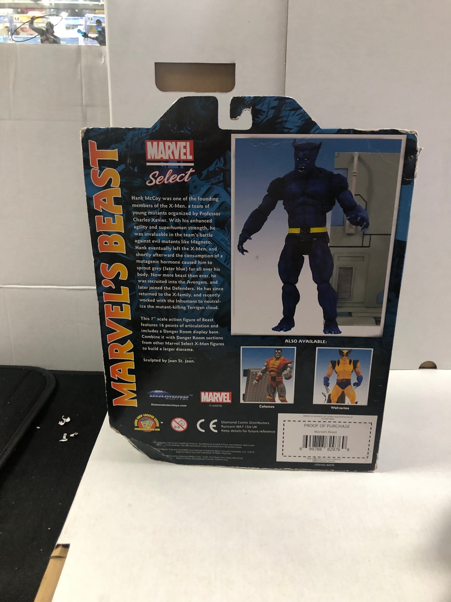 MARVEL SELECT MARVELS BEAST OKAY CONDITION BOX DAMAGE ON BOTTOM OF BOX