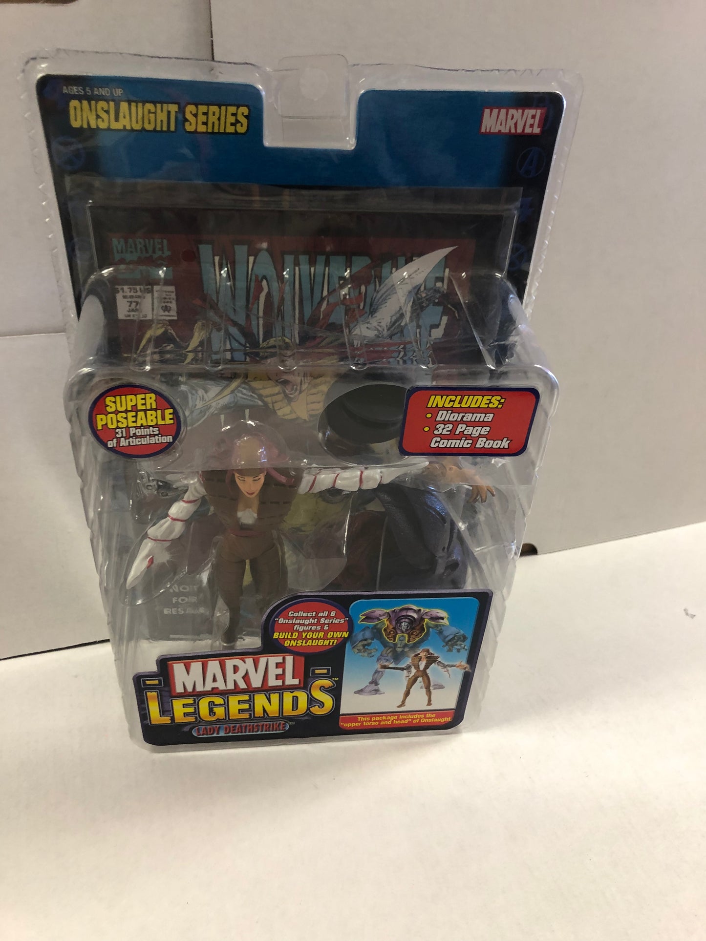 MARVEL LEGENDS LADY DEATHSTRIKE ONSLAUGHT SERIES EXCELLENT CONDITION