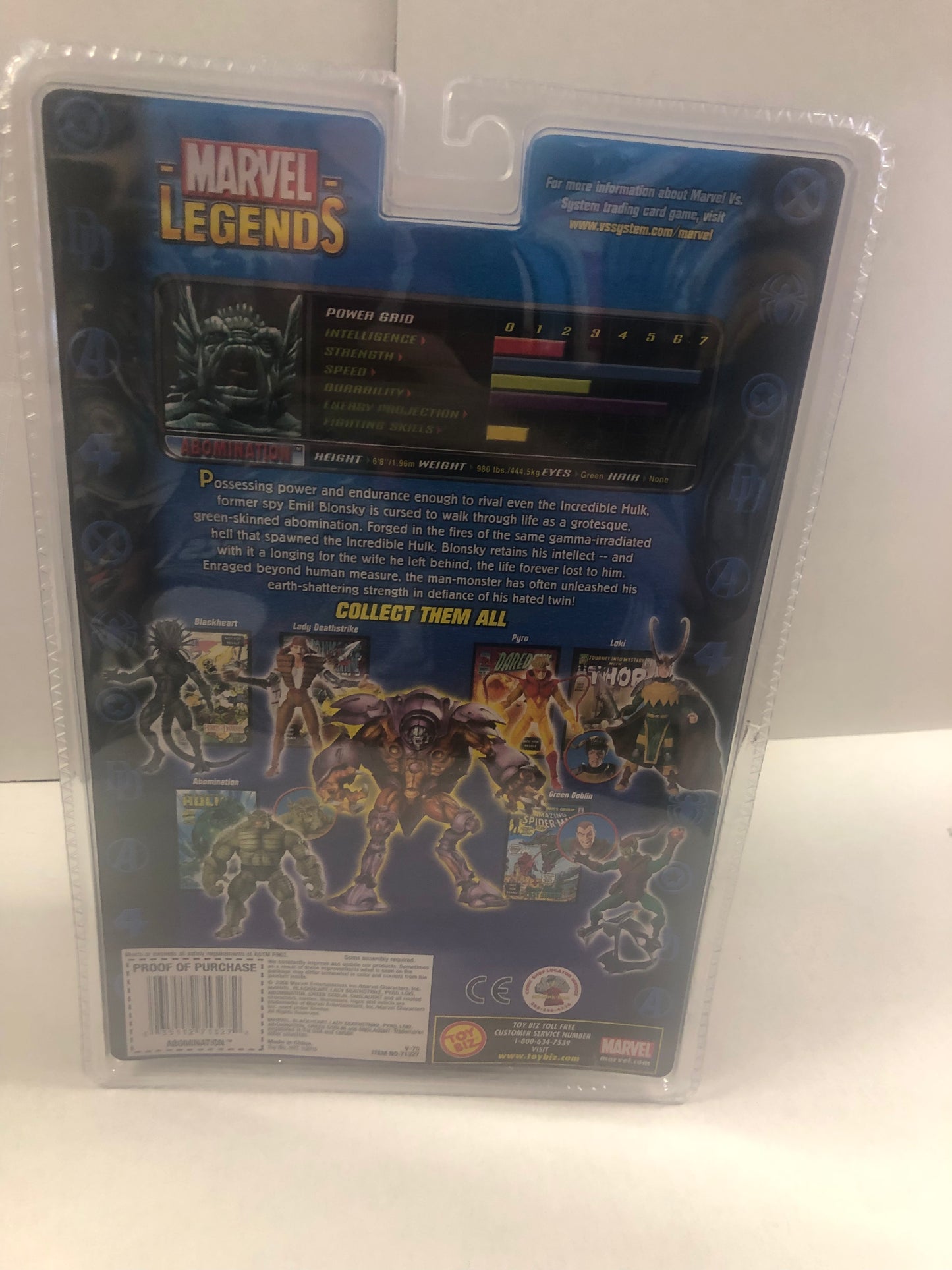 MARVEL LEGENDS ABOMINATION ONSLAUGHT SERIES EXCELLENT CONDITION