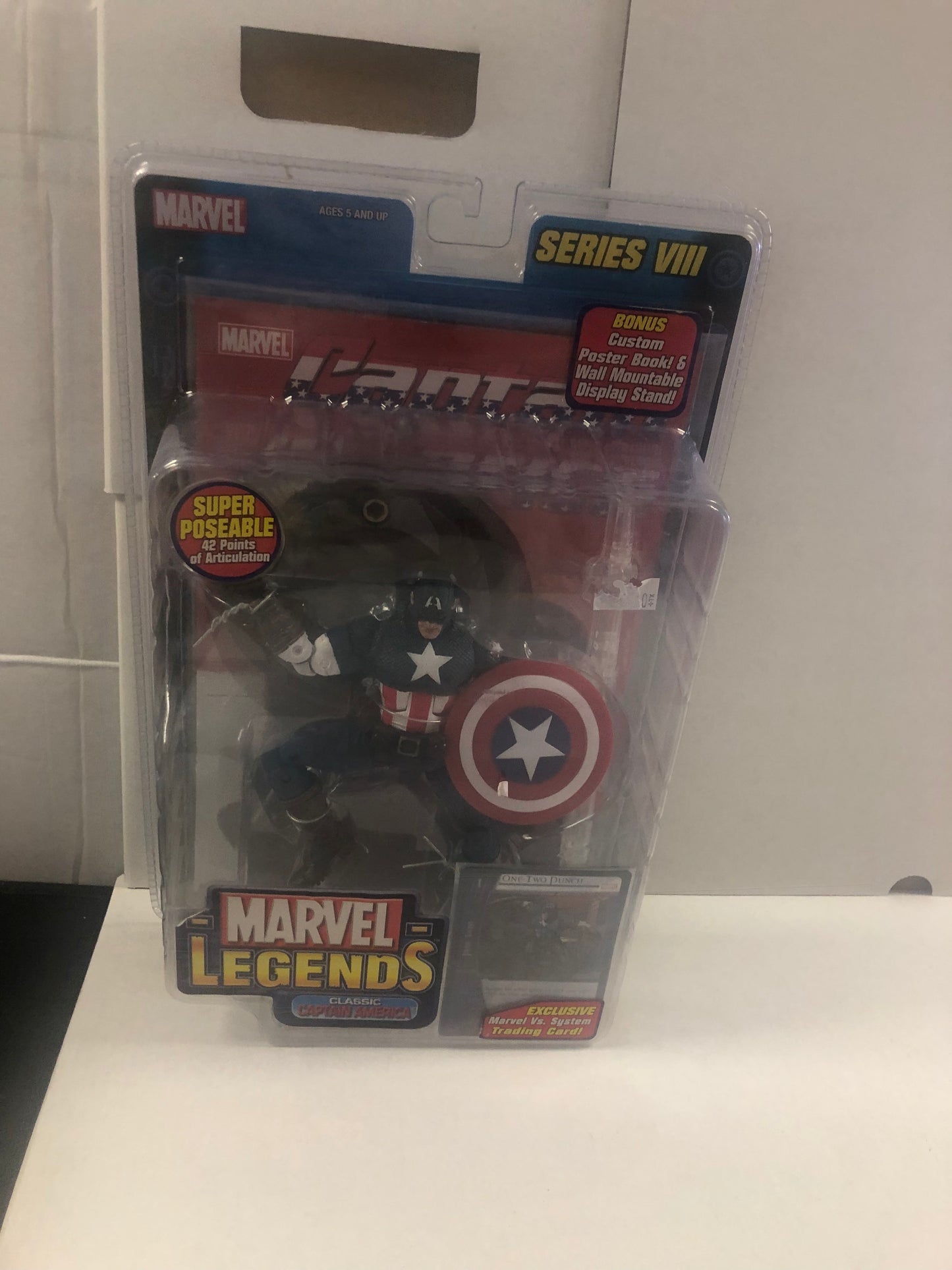 MARVEL LEGENDS SERIES VIII CLASSIC CAPTAIN AMERICA EXCELLENT CONDITION