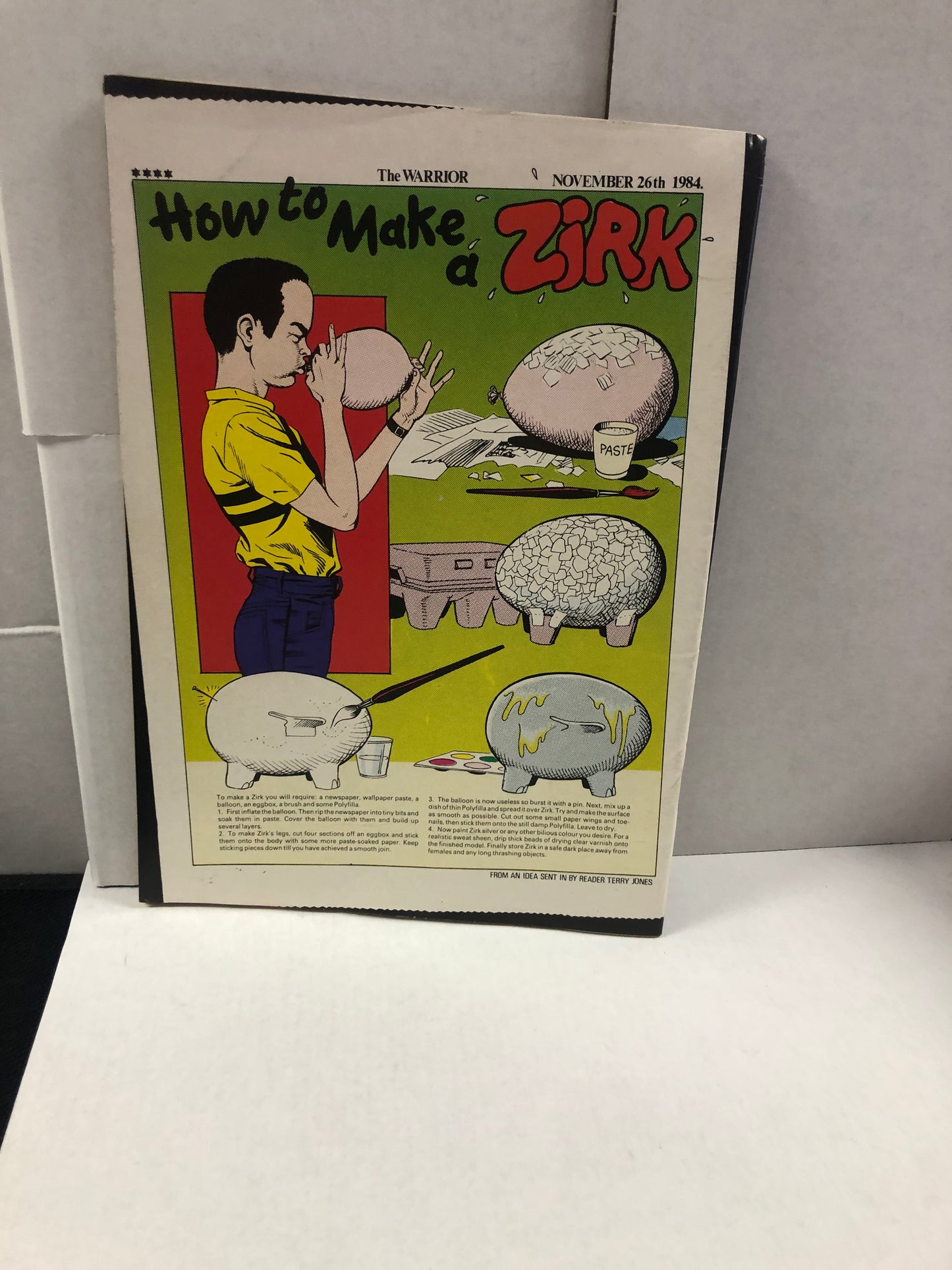 QUALITY MAGAZINE WARRIOR MAGAZINE 24 (1984) NM