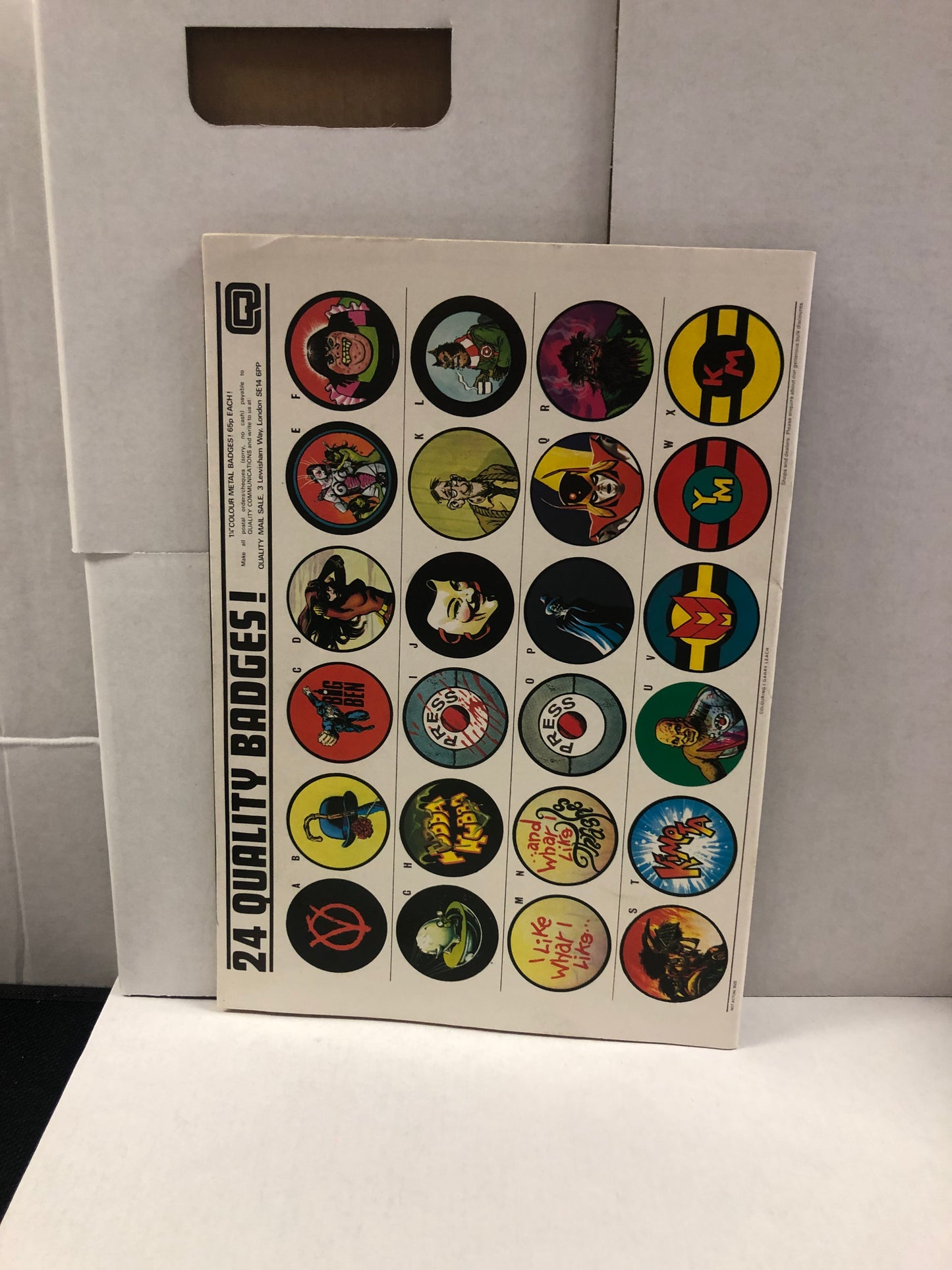 QUALITY MAGAZINE WARRIOR MAGAZINE 23 (1982) NM