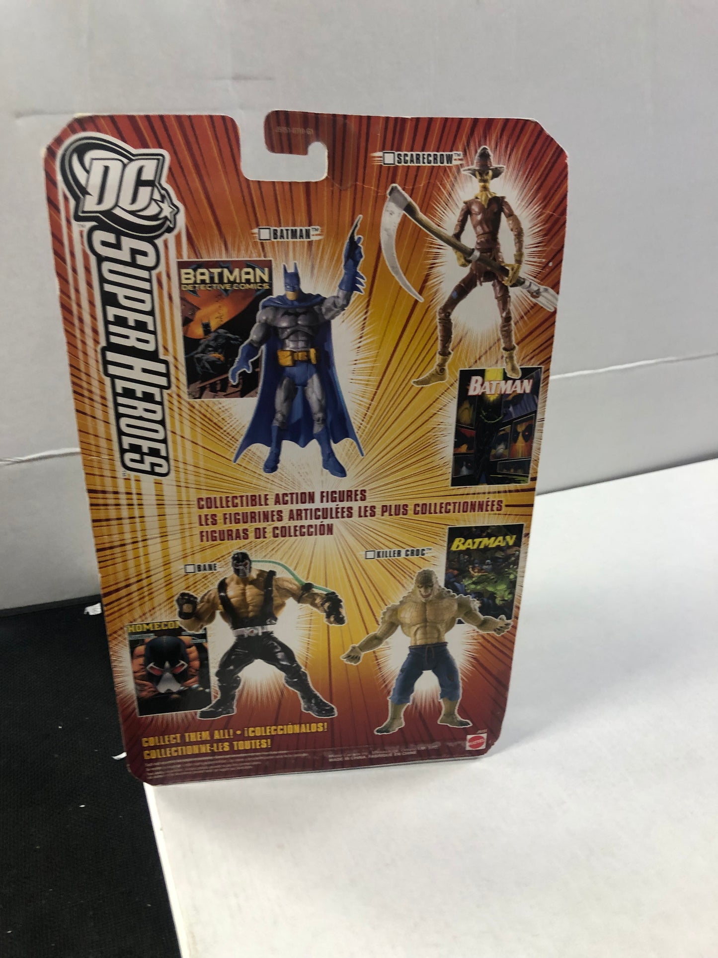 MATTEL BATMAN DETECTIVE COMICS BATMAN GOOD CONDITION SMALL BEND ON FRONT OF BOX