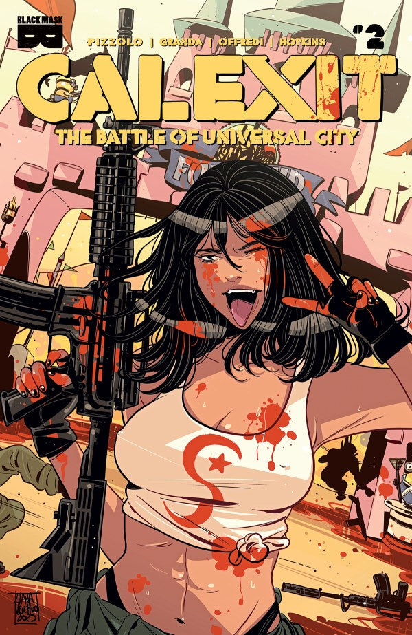 BLACK MASK CALEXIT THE BATTLE OF UNIVERSAL CITY #2 1:3 VARIANT