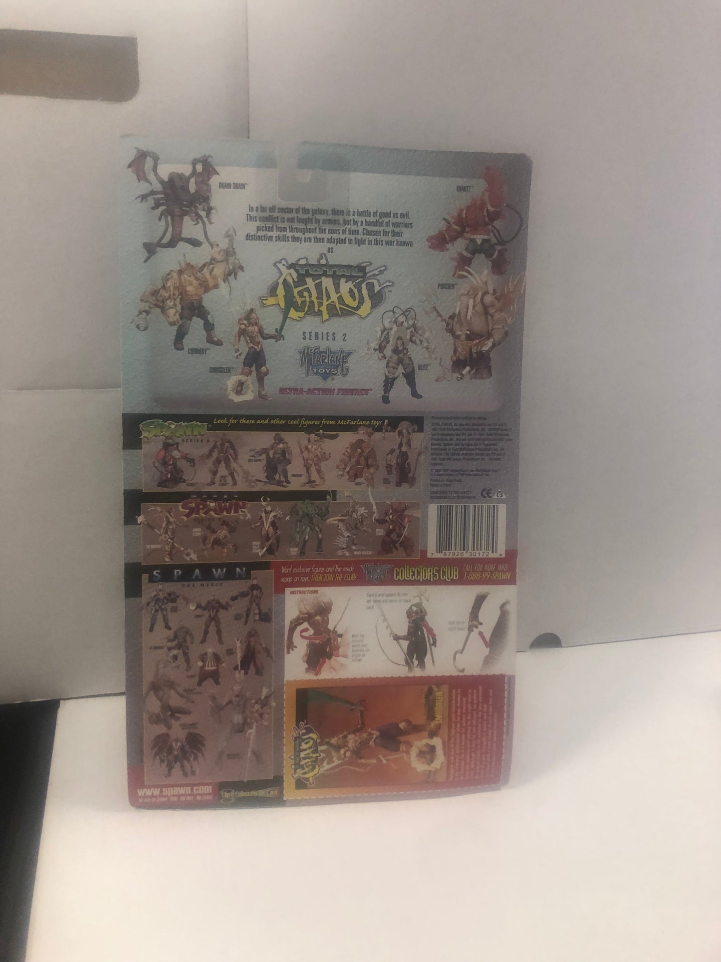 MCFARLANE TOYS SMUGGLER GOOD CONDITION PLASTIC LOOSE ON SIDE OF BOX