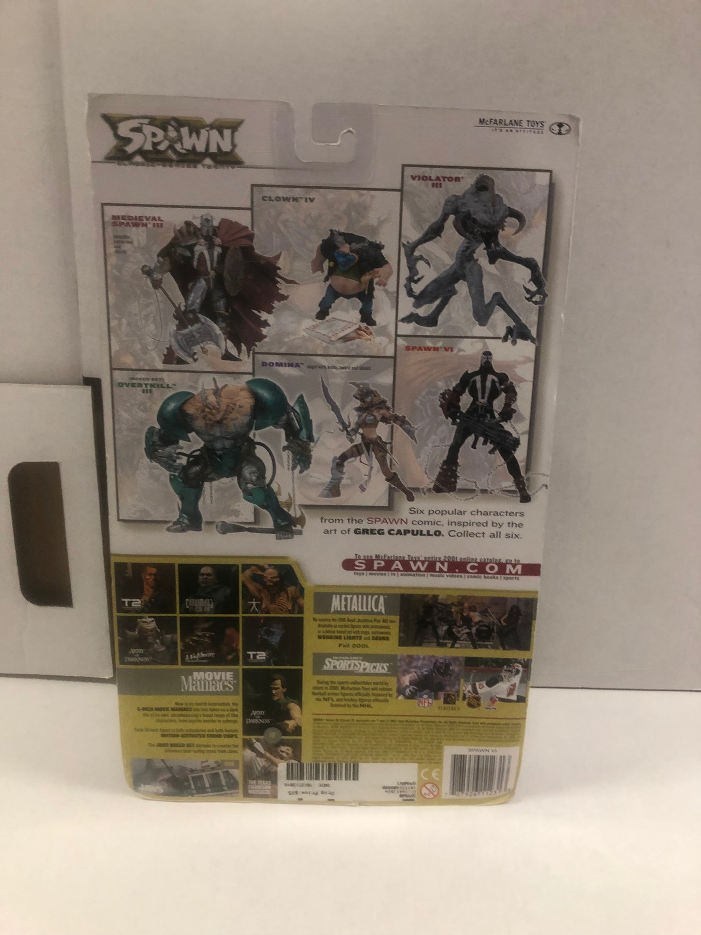 MCFARLANE TOYS SPAWN VI GOOD CONDITION SLIGHT WEAR ON BOX