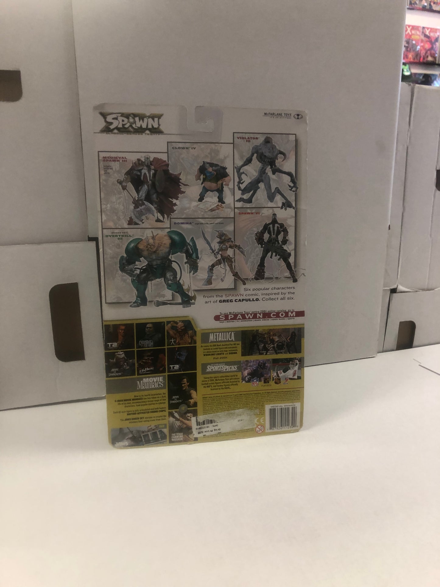 MCFARLANE TOYS MEDIEVAL SPAWN III EXCELLENT CONDITION