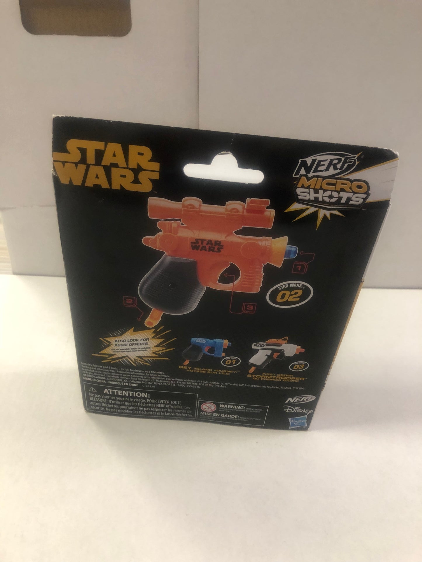 NERF MIRCO SHOTS STAR WARS HAN SOLO DECENT CONDITION