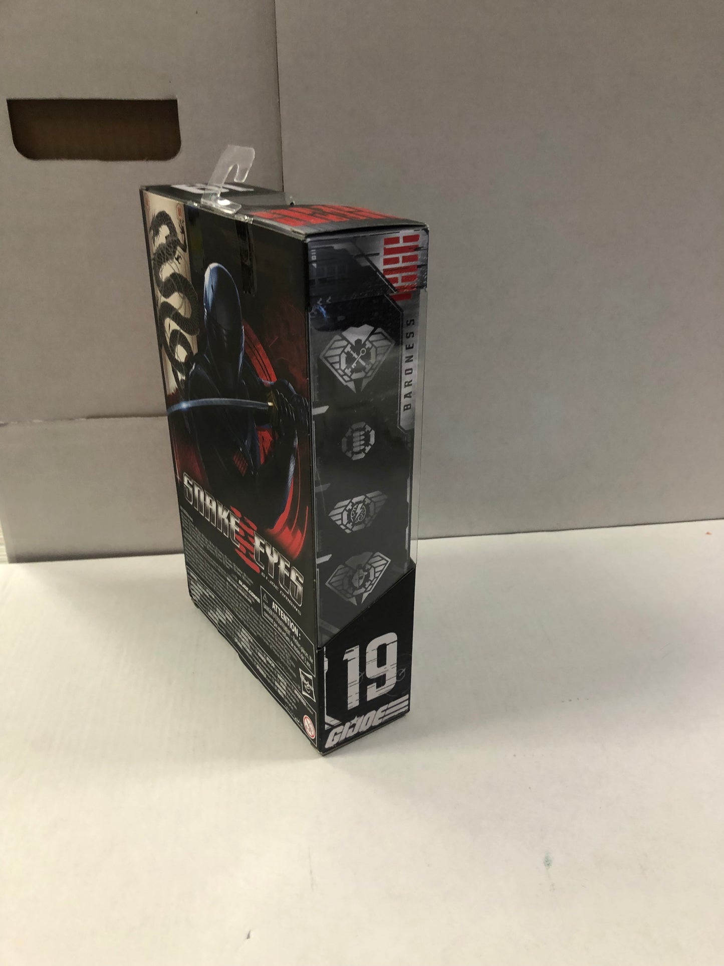 HASBRO SNAKE EYES GI JOE ORIGINS GI JOE CLASSIFIED SERIES BARONESS EXCELLENT CONDITION