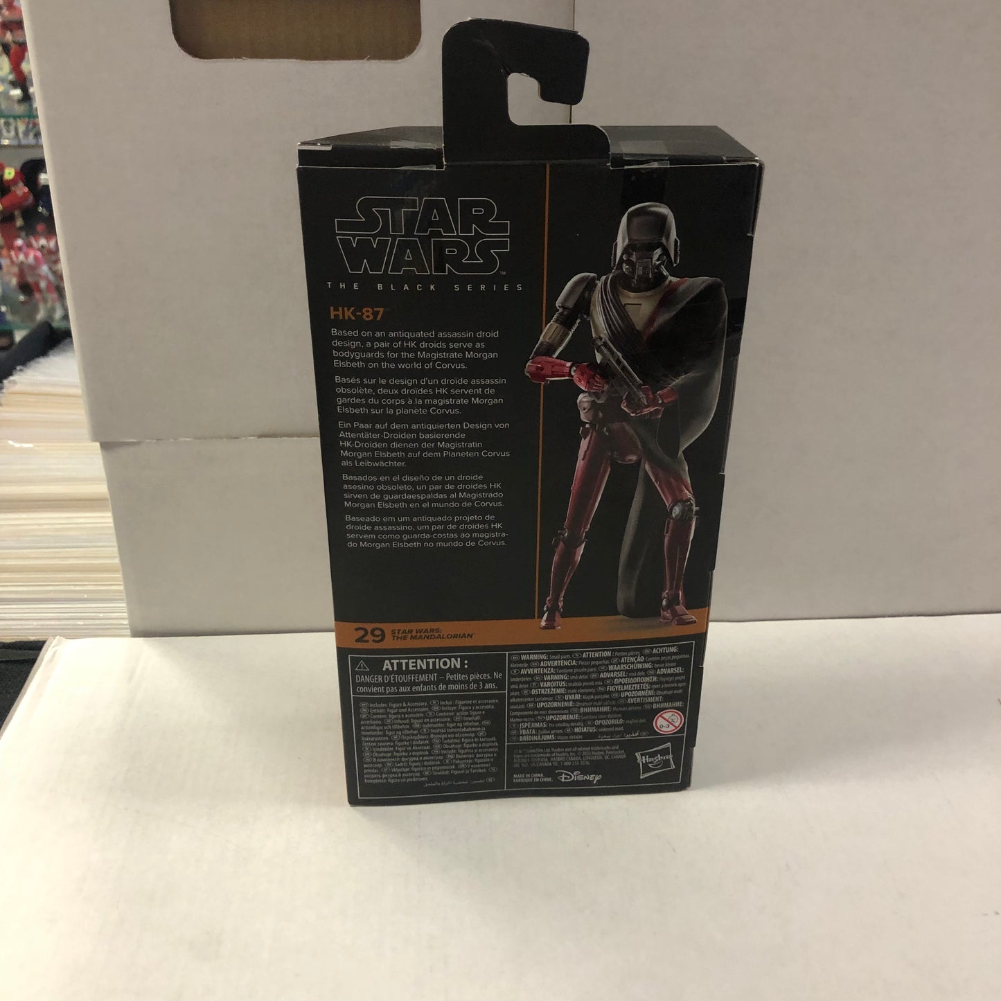 STAR WARS THE BLACK SERIES STAR WARS THE MANDALORIAN HK-87 EXCELLENT CONDITION