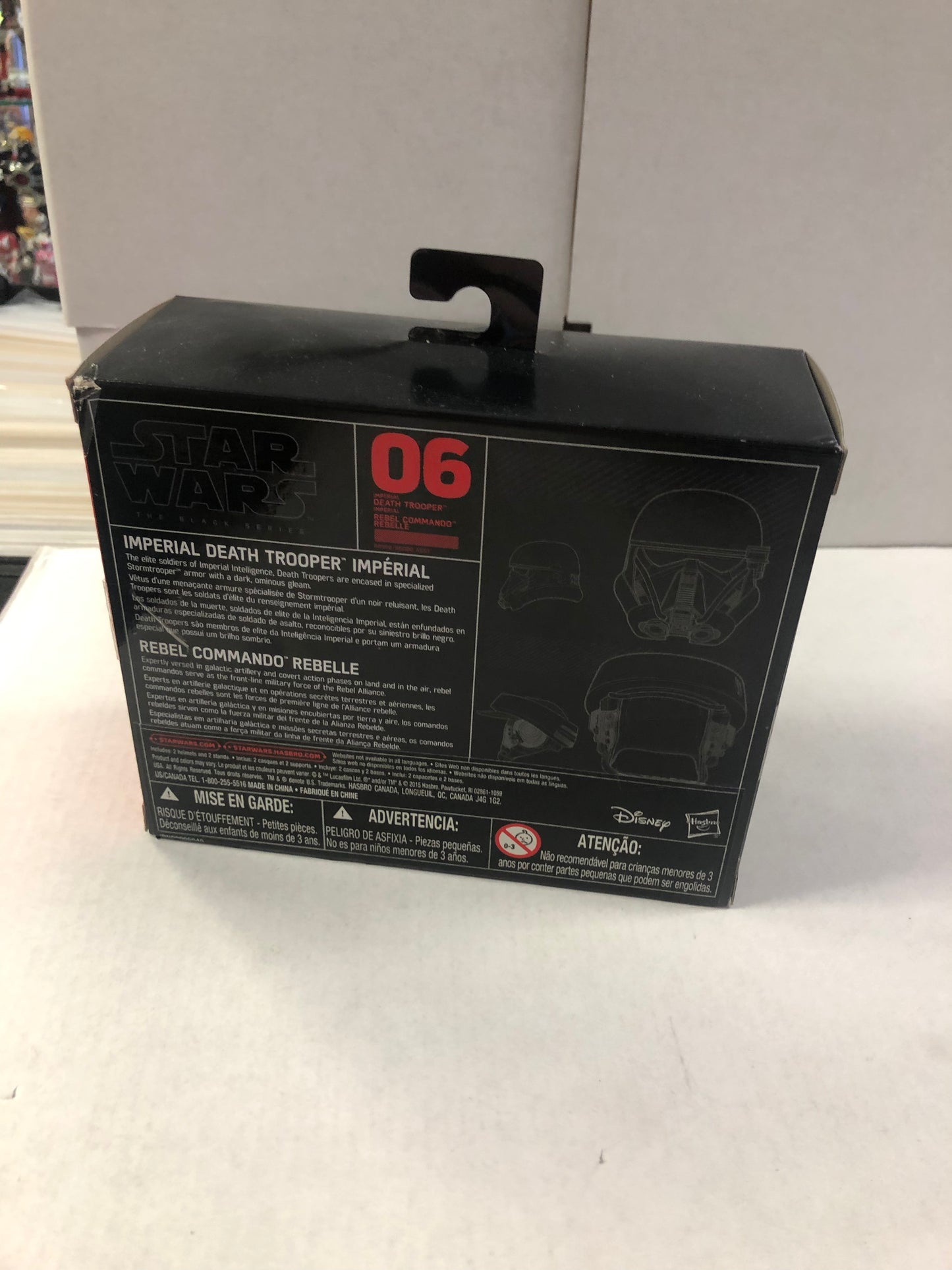 STAR WARS THE BLACK SERIES IMPERIAL DEATH TROOPER/ REBEL COMMANDO REBELLE HELMETS EXCELLENT CONDITION