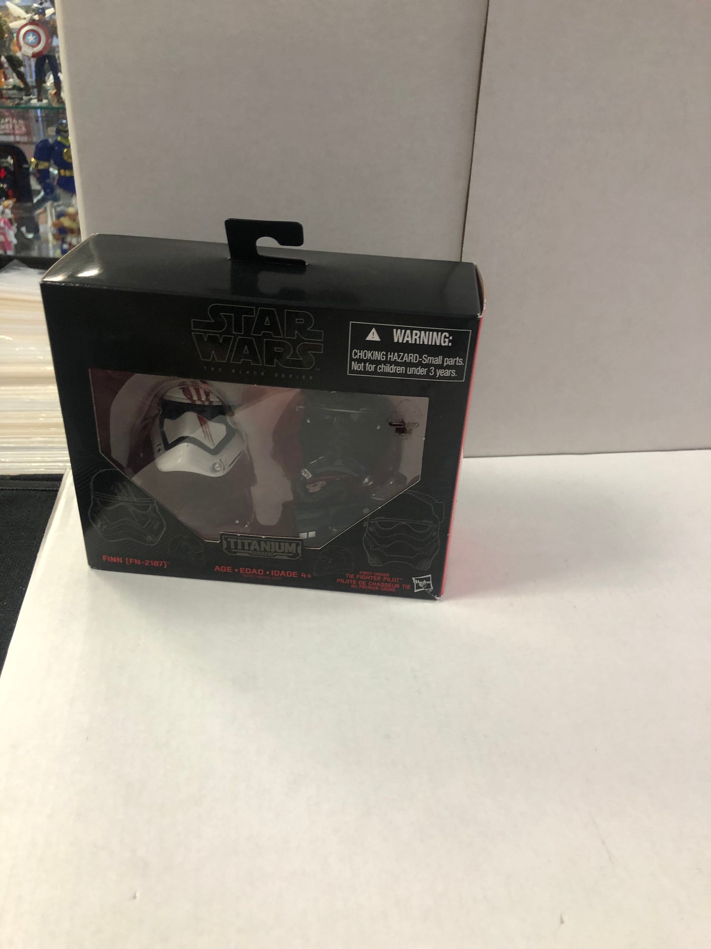 STAR WARS THE BLACK SERIES FINN FN-2187/ FIRST ORDER TIE FIGHTER PILOT HELMETS EXCELLENT CONDITION