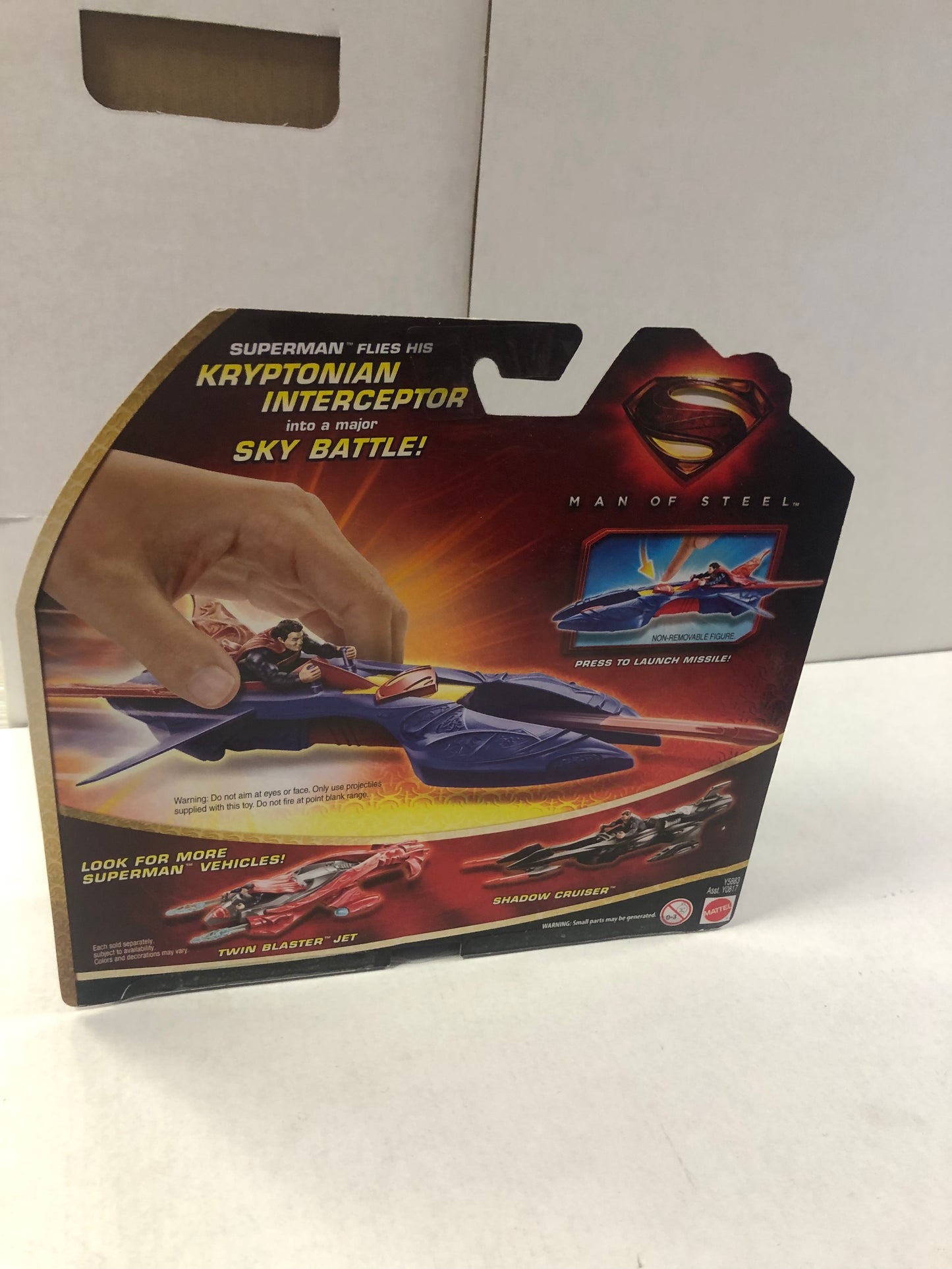 MATTEL MAN OF STEEL KRYPTONIAN INTERCEPTOR DECENT CONDITION
