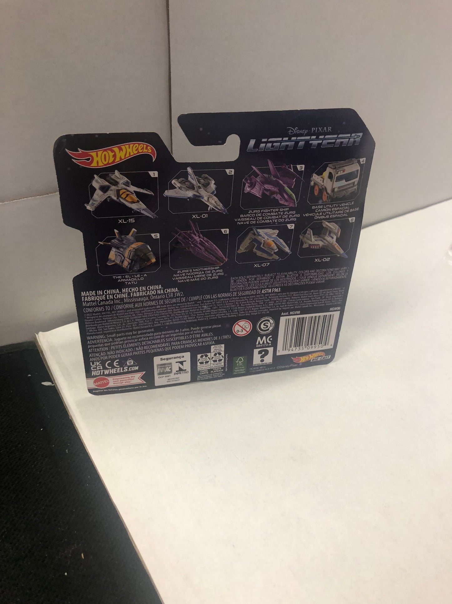 MATTEL HOT WHEELS LIGHTYEAR XL-02 GREAT CONDITION