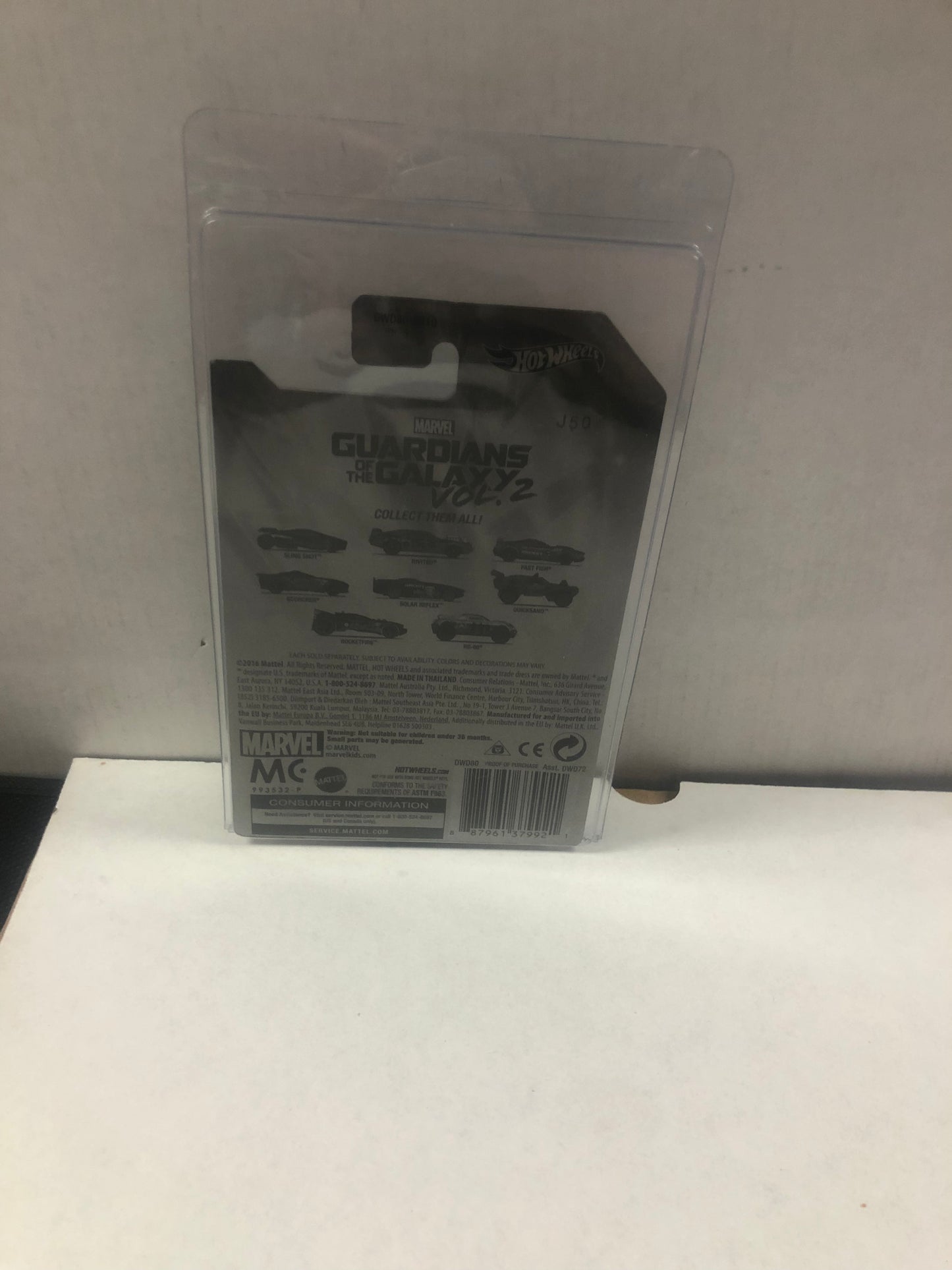 MATTEL HOT WHEELS GUARDIANS OF THE GALAXY VOLUME TWO QUICKSAND EXCELLENT CONDITION