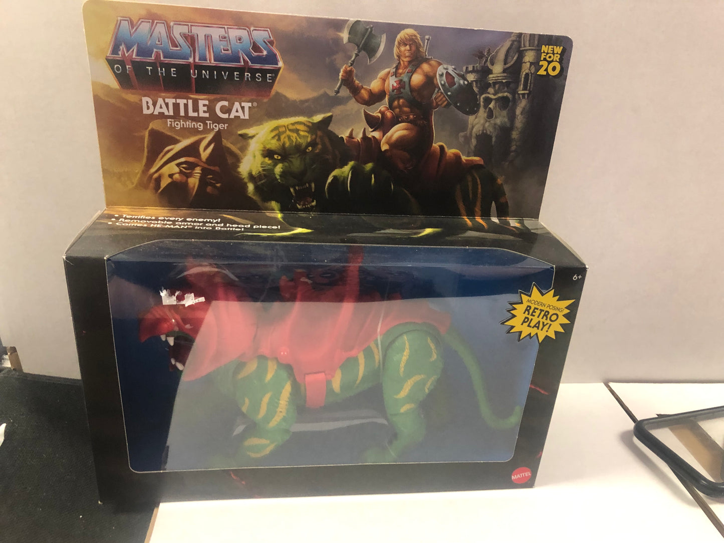 MATTEL MASTERS OF THE UNIVERSE BATTLE CAT FIGHTING TIGER EXCELLENT CONDITION