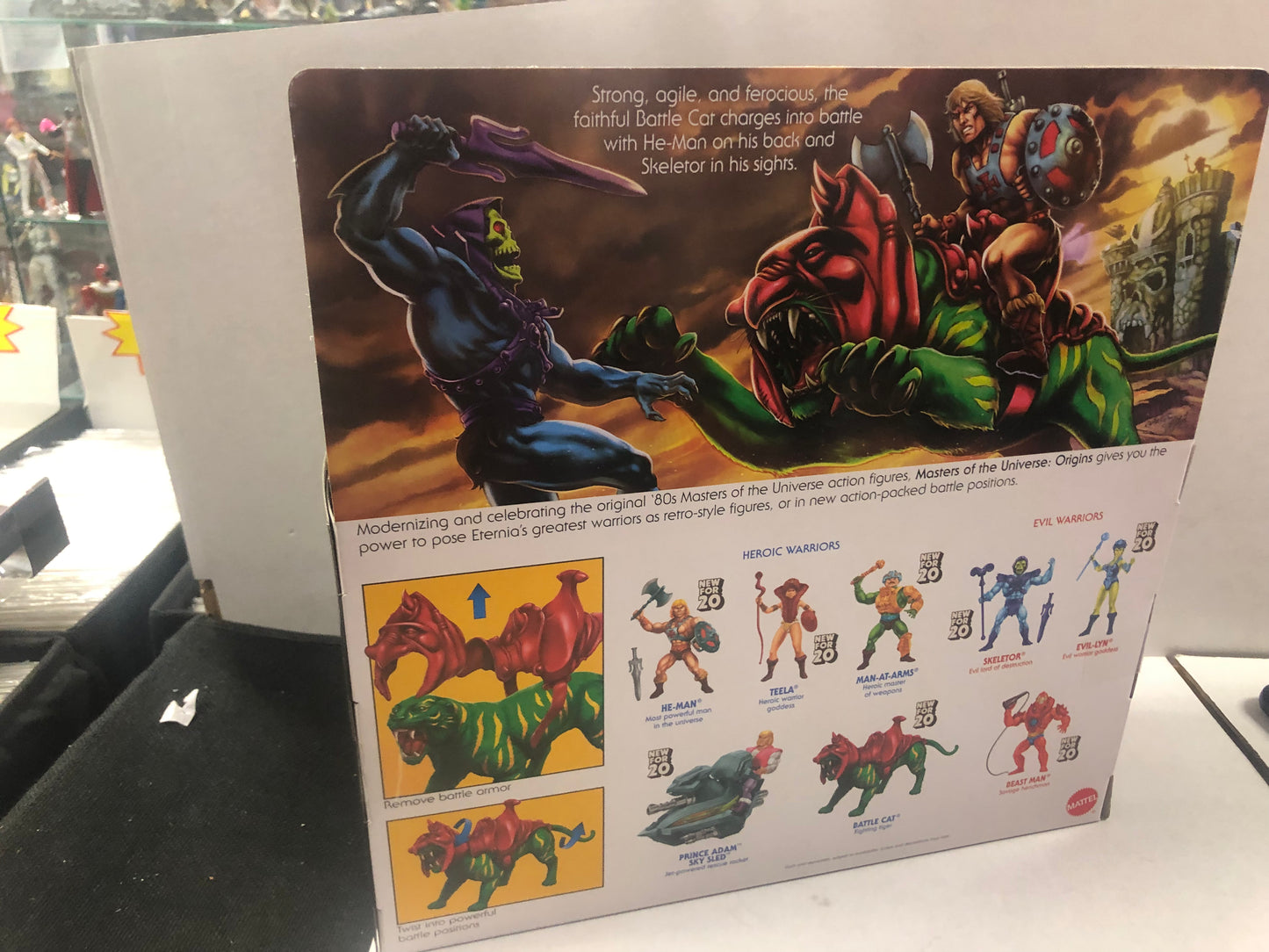 MATTEL MASTERS OF THE UNIVERSE BATTLE CAT FIGHTING TIGER EXCELLENT CONDITION