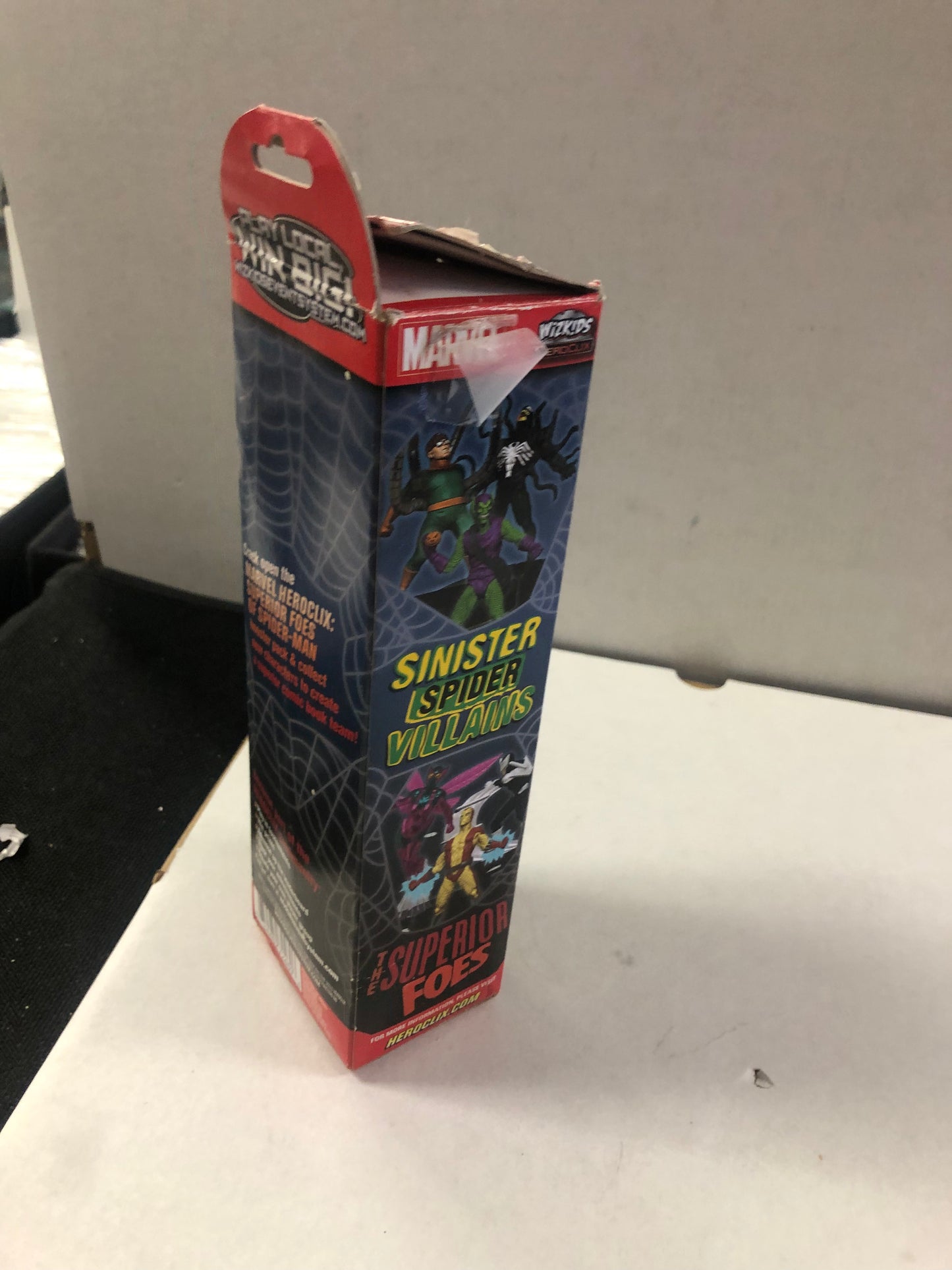 MARVEL THE SUPERIOR FOES OF SPIDER-MAN 5 PACK HEROCLIX FINE CONDITION BOX OPEN AND TORN