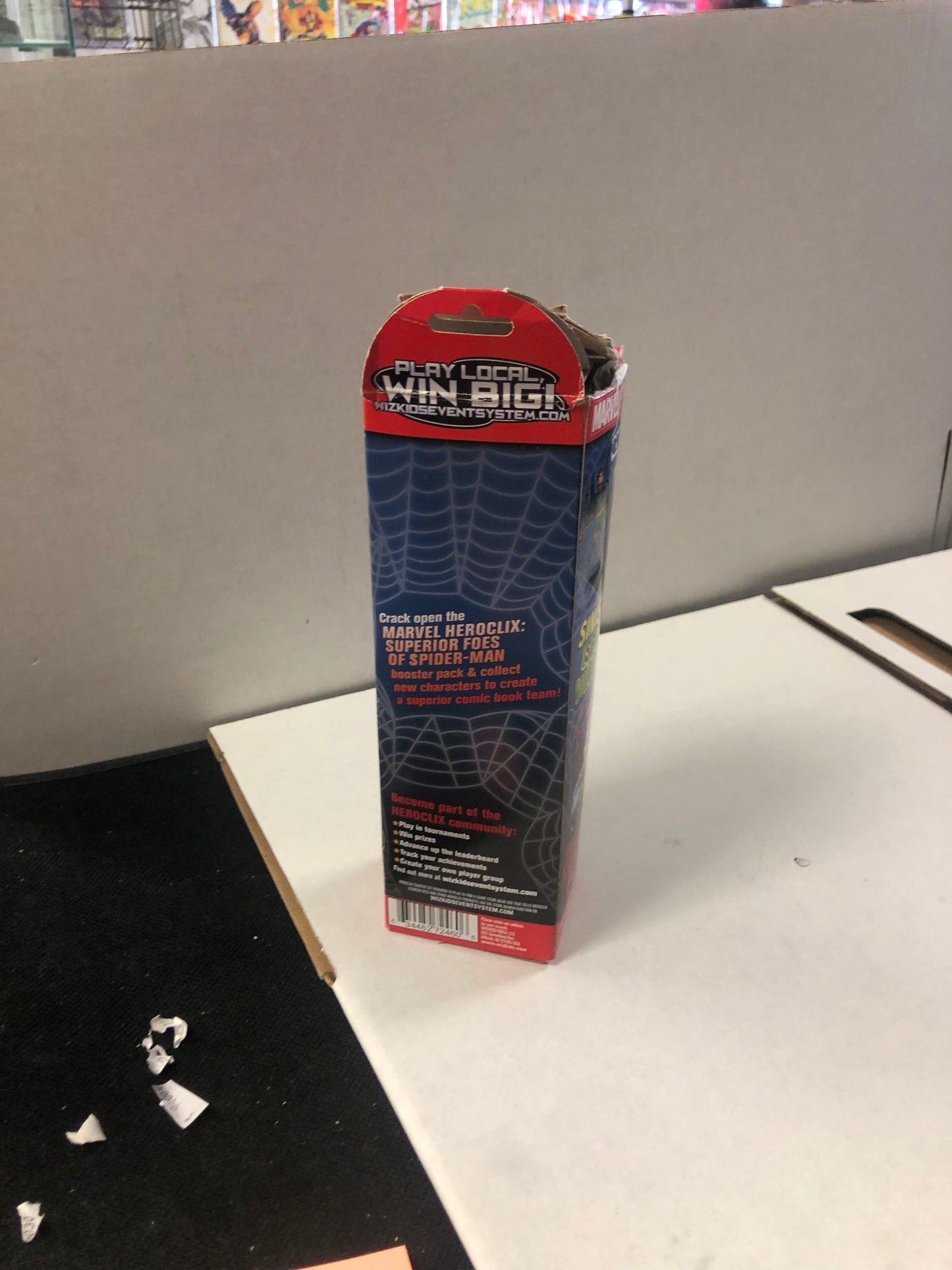 MARVEL THE SUPERIOR FOES OF SPIDER-MAN 5 PACK HEROCLIX TERRIBLE CONDITION BOX OPEN AND TORN