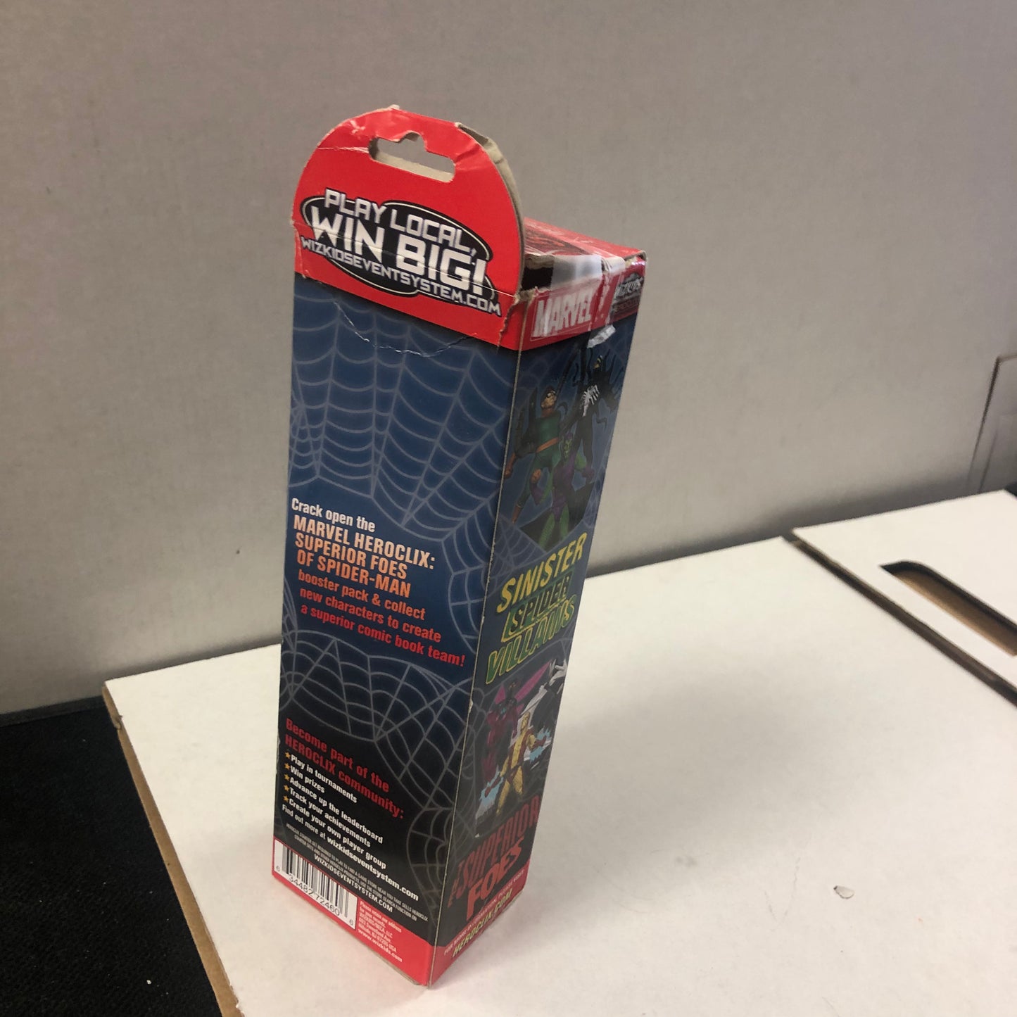 MARVEL THE SUPERIOR FOES OF SPIDER-MAN 5 PACK HEROCLIX GOOD CONDITION BOX OPEN AND TORN