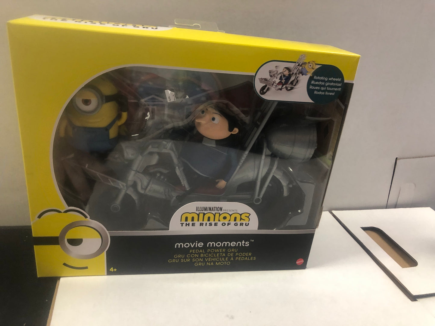MATTEL MINIONS RISE OF GRU MOVIE MOMENTS PEDAL POWER GRU EXCELLENT CONDITION
