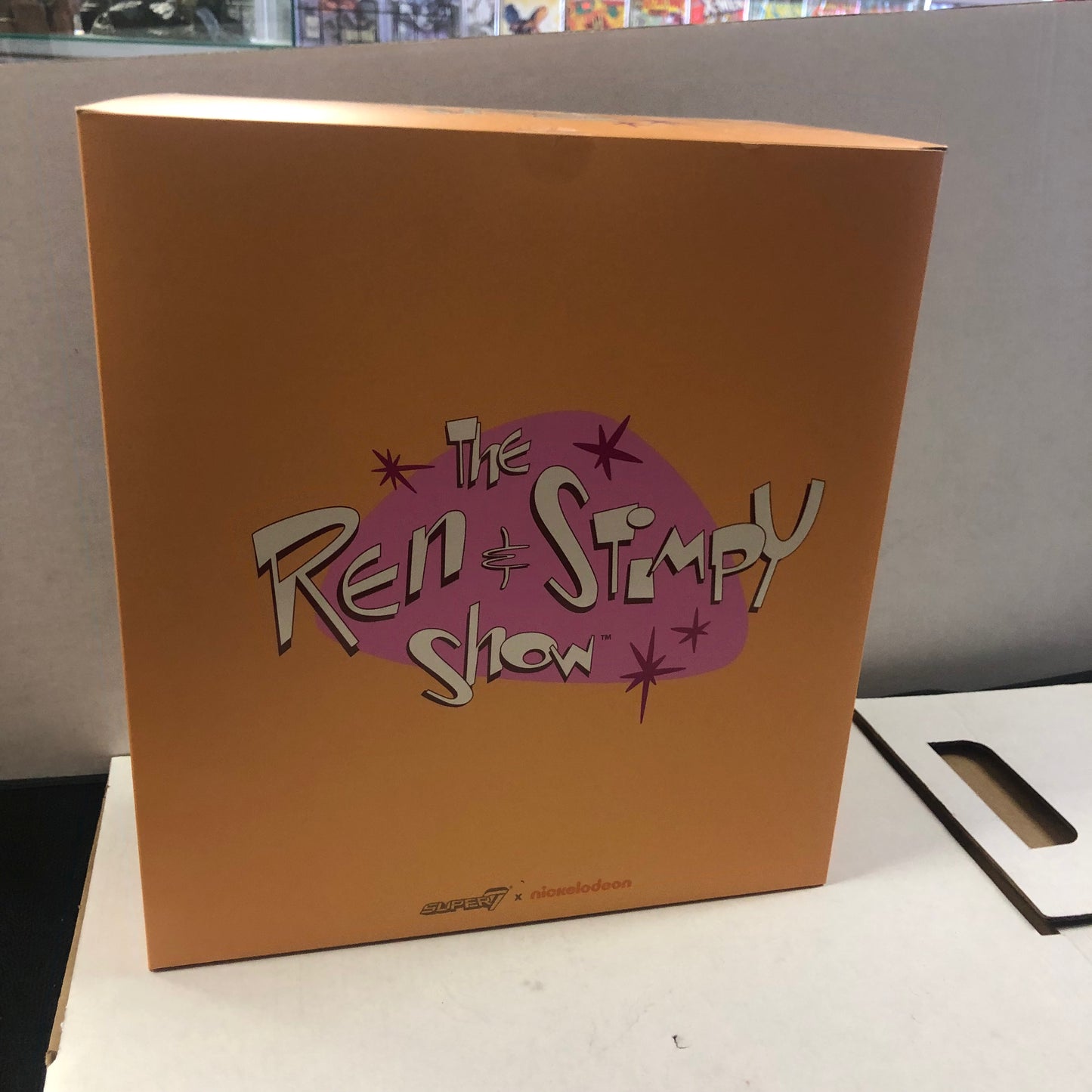 SUPER 7 REN AND STIMPY SHOW REN ACTION FIGURE EXCELLENT CONDITION