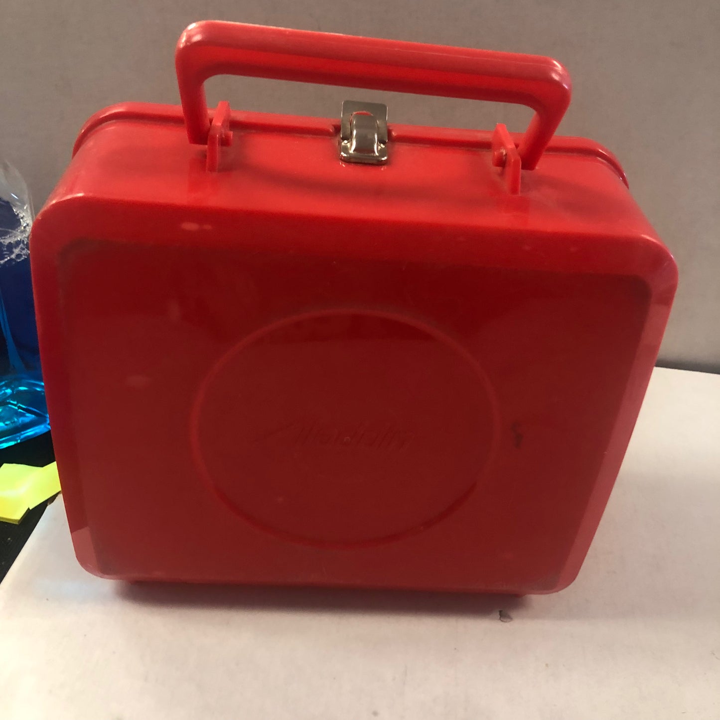 ALADDIN 1986 DUCK TALES PLASIC LUNCHBOX NO THERMOS GOOD CONDITION