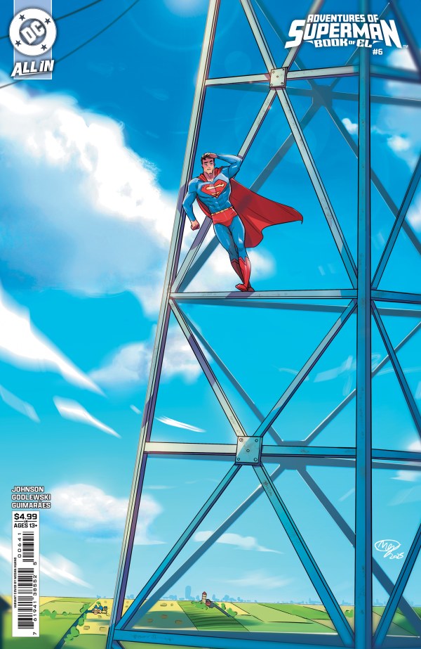 DC COMICS ADVENTURES OF SUPERMAN BOOK OF EL #6 (OF 12) CVR D MEGAN HUANG CARD STOCK VAR