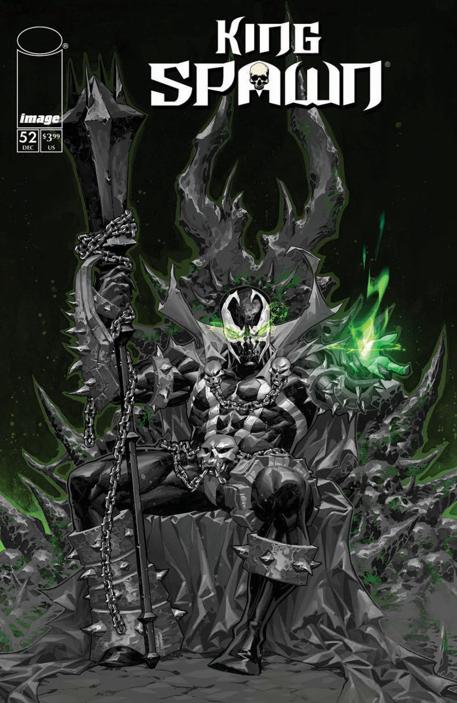 IMAGE COMICS KING SPAWN #52 CVR B KAEL NGU B&W VAR