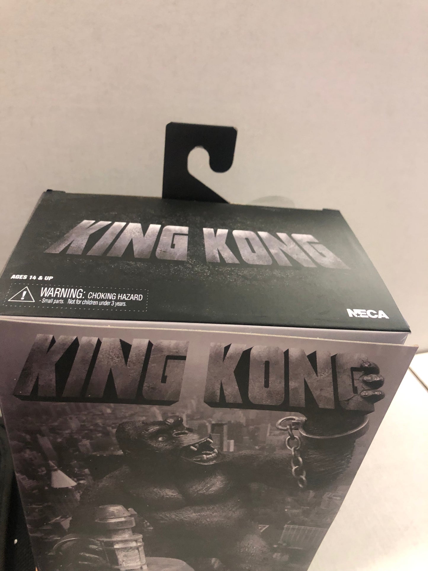 NECA KING KONG OKAY CONDITION BOX DAMAGE ON BACK OF BOX HOOK TORN