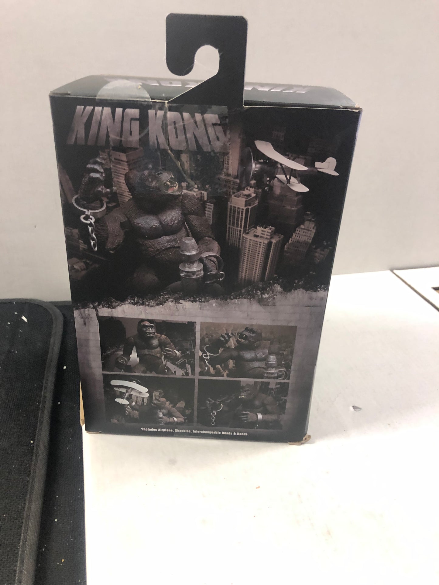 NECA KING KONG OKAY CONDITION BOX DAMAGE ON BACK OF BOX HOOK TORN
