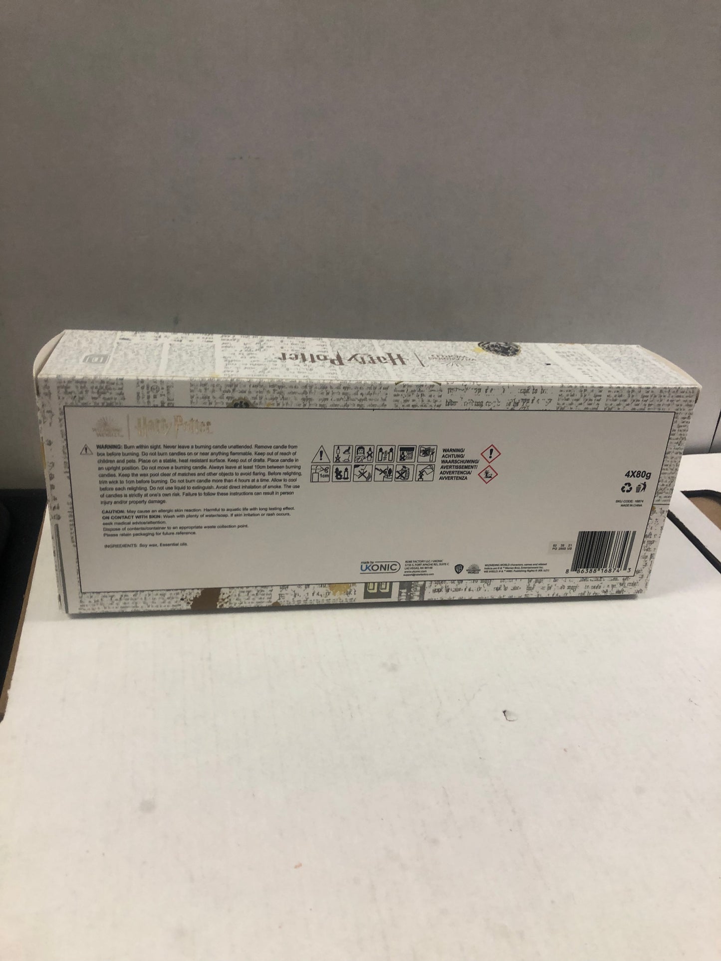 HARRY POTTER - 4 PACK HOUSE CANDLES - UKONIC