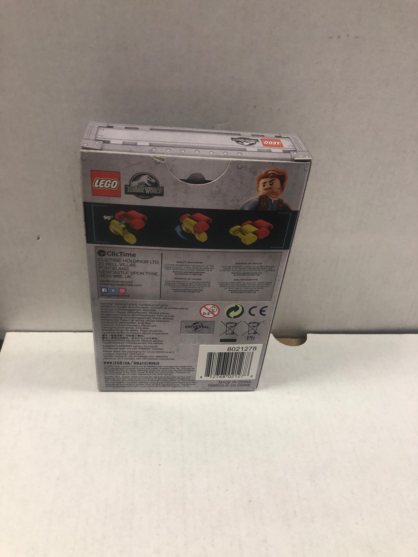 LEGO LEGO JURASSIC WORLD CLAIRE LEGO WATCH GREAT CONDITION