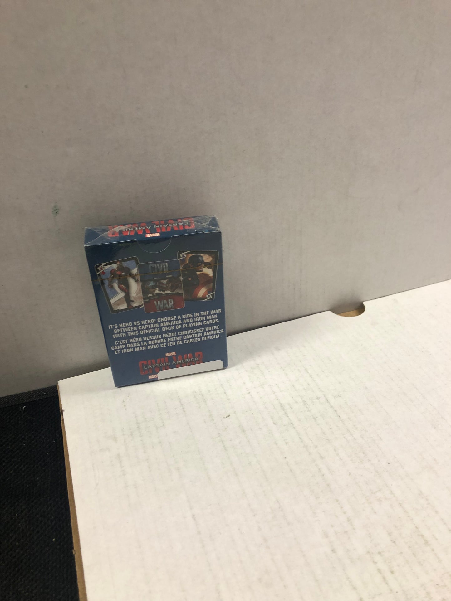 MARVEL CAPTAIN AMERICA CIVIL WAR PLAYING CARDS UNOPENED