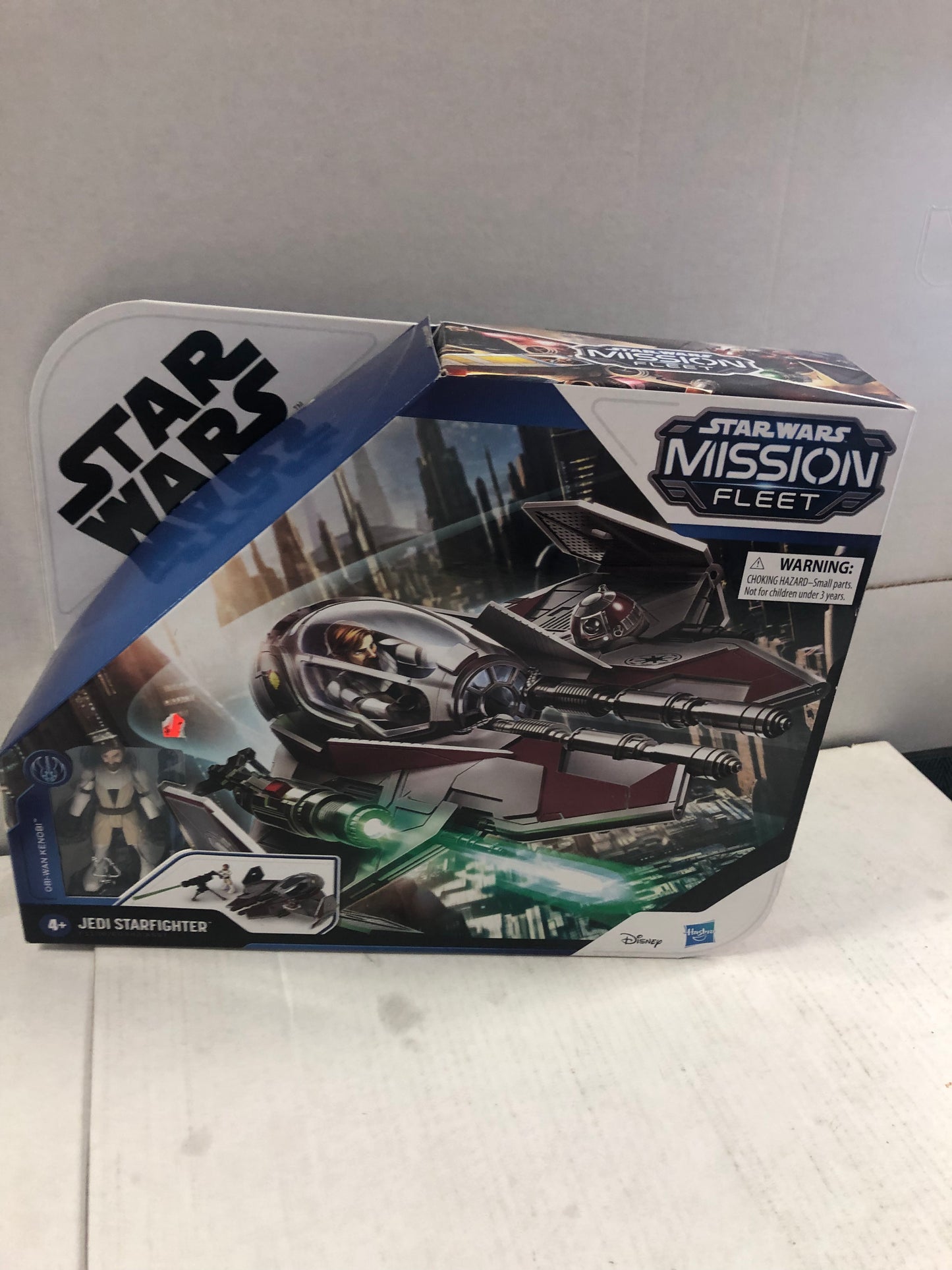 STAR WAS MISSION FLEET OBI-WAN KENOBI JEDI STARFIGHTER EXCELLENT CONDITION