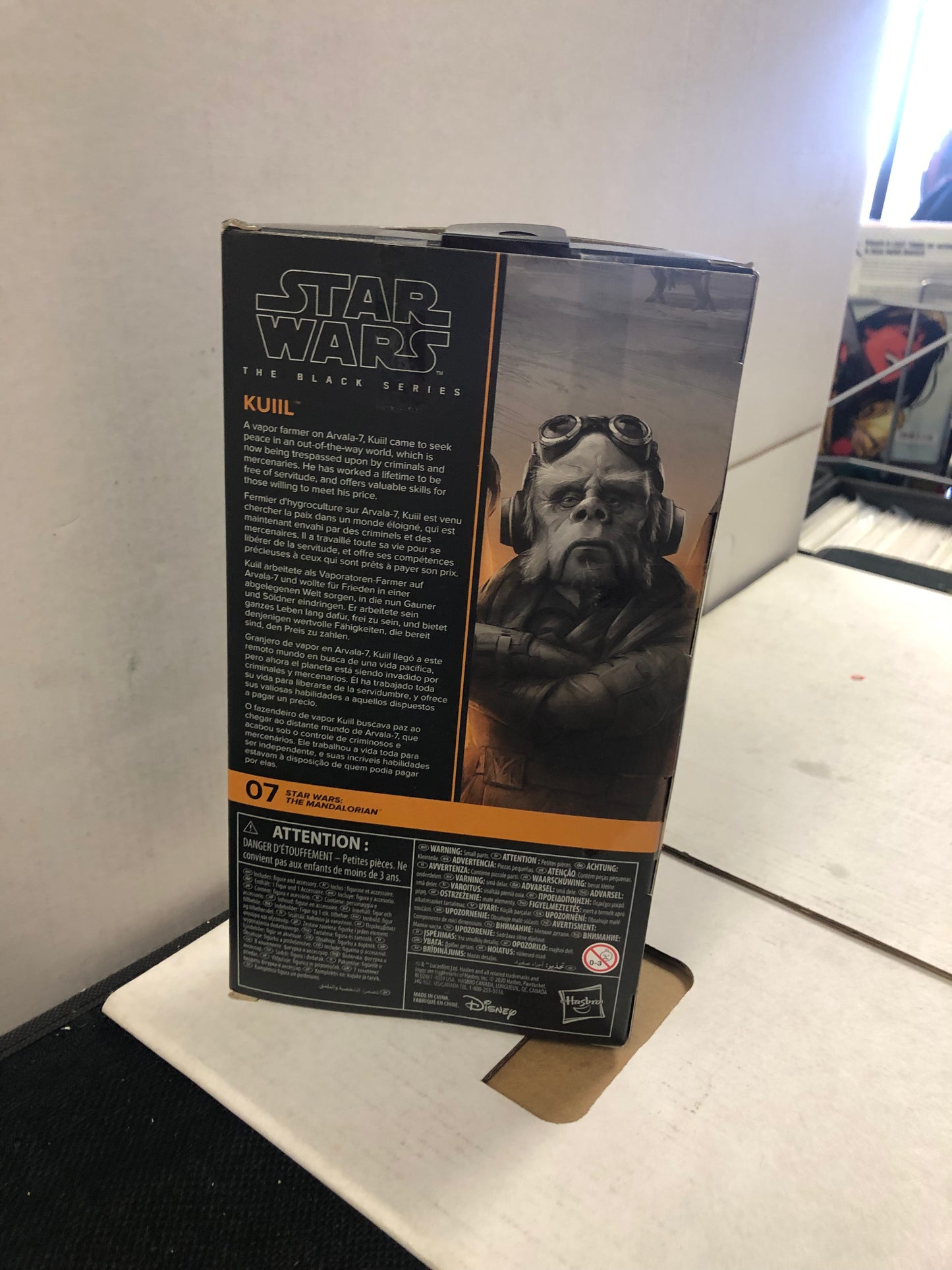 STAR WARS THE BLACK SERIES STAR WARS THE MANDALORIAN KUIIL GOOD CONDITION BOX TAPED