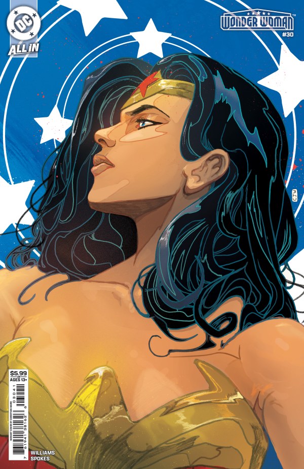 DC COMICS WONDER WOMAN #30 CVR D CHRISTIAN WARD CARD STOCK VAR