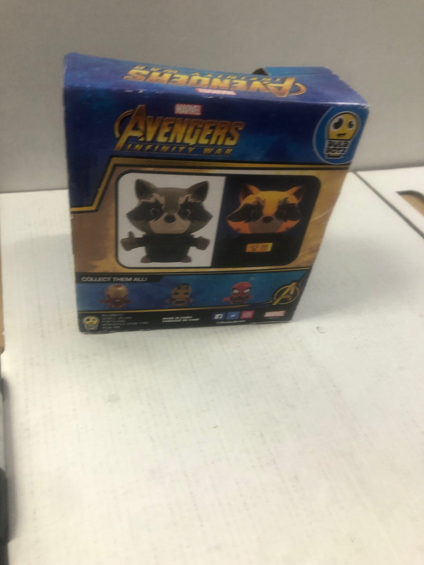 MARVEL ROCKET AVENGERS INFINITY WAR NIGHT LIGHT ALARM CLOCK