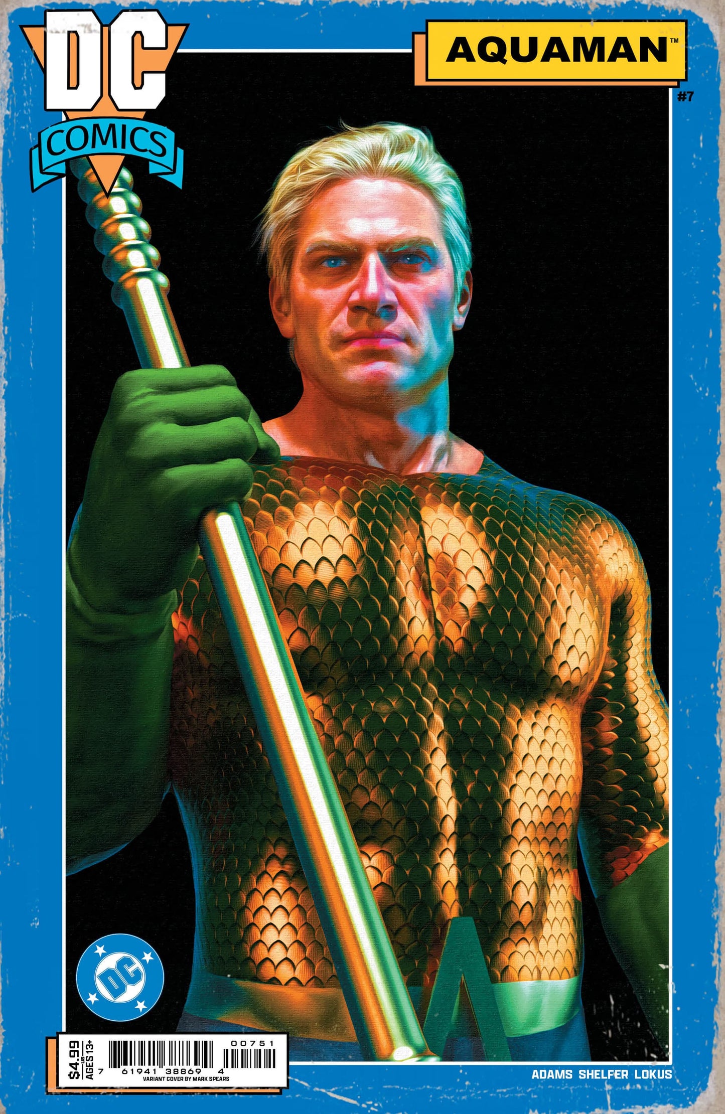 DC COMICS AQUAMAN #7 MARK SPEARS VARIANT