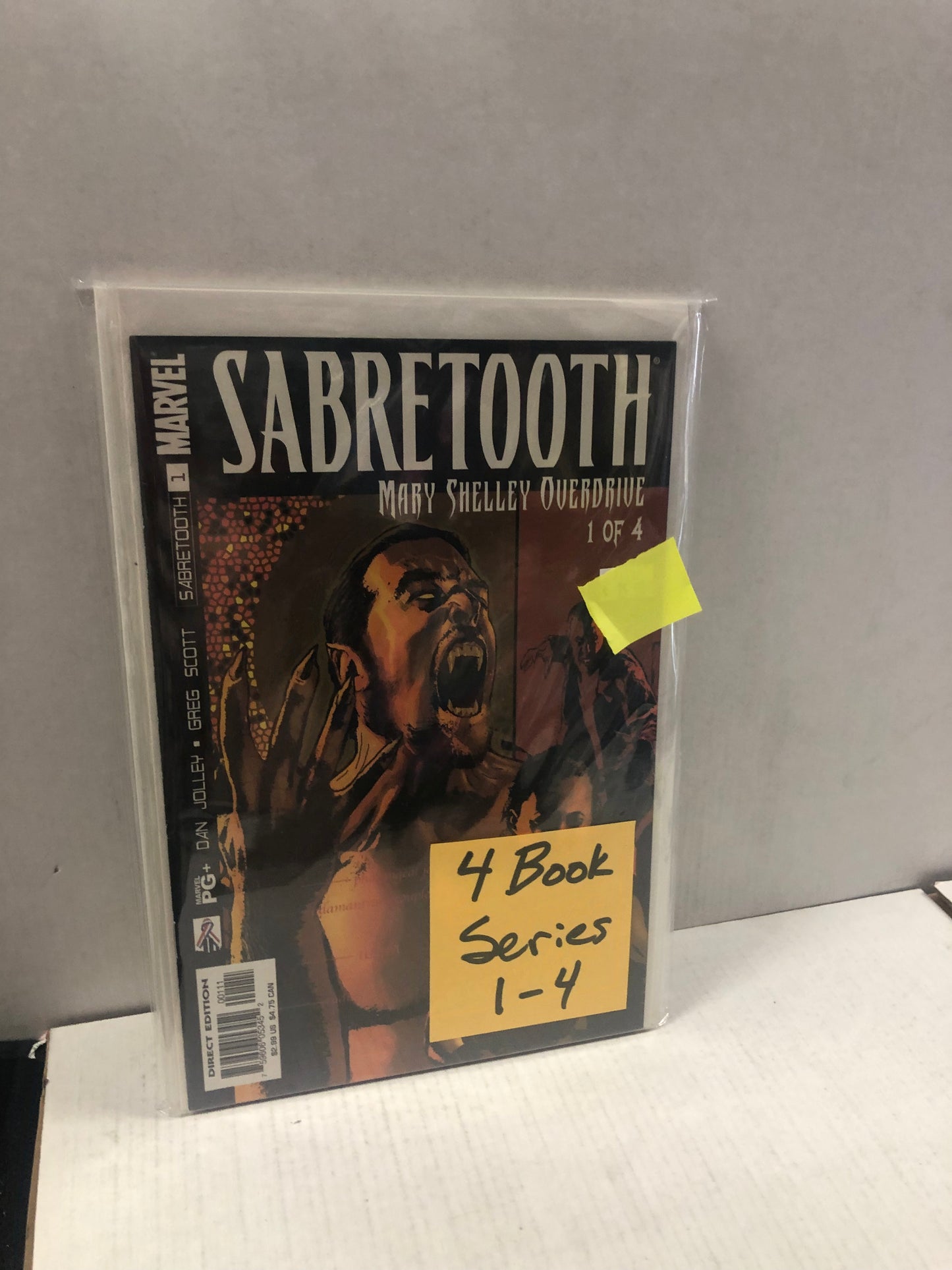 MARVEL COMICS SABRETOOTH SET 1-4