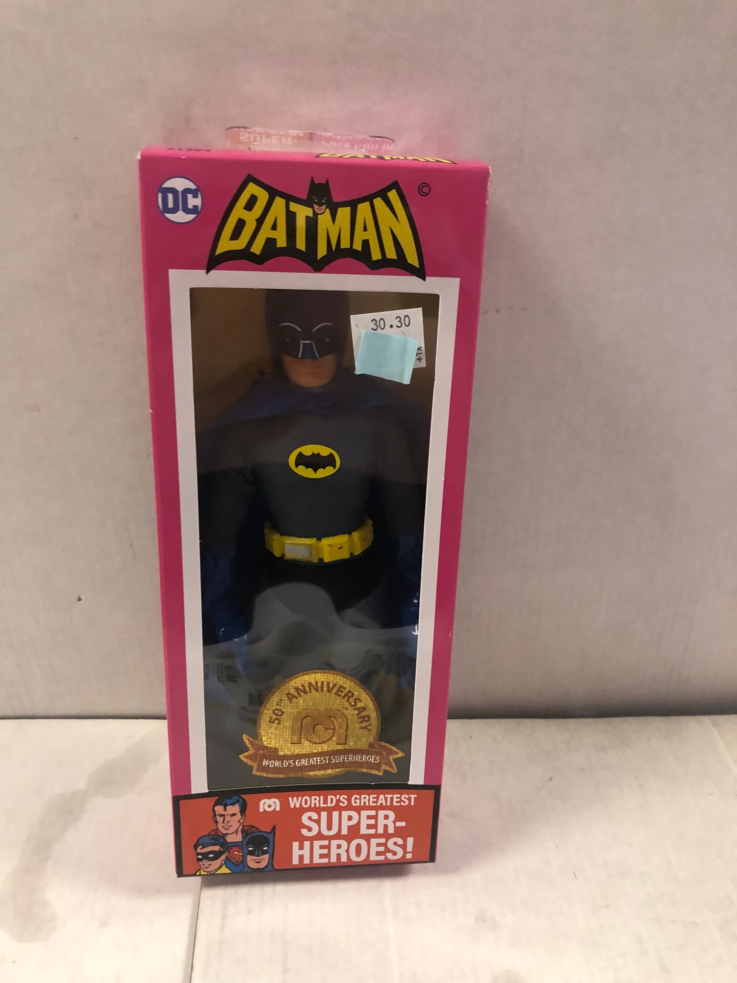 WORLDS GREATEST SUPERHEROES 50TH ANNIVERSARY BATMAN ACTION FIGURE