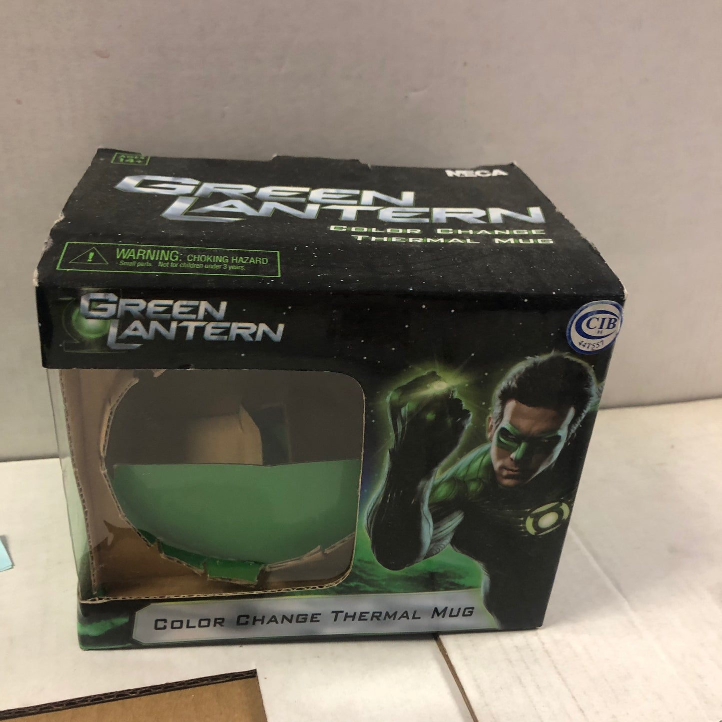 NECA COLOR CHANGING THERMAL MUG GREEN LANTERN